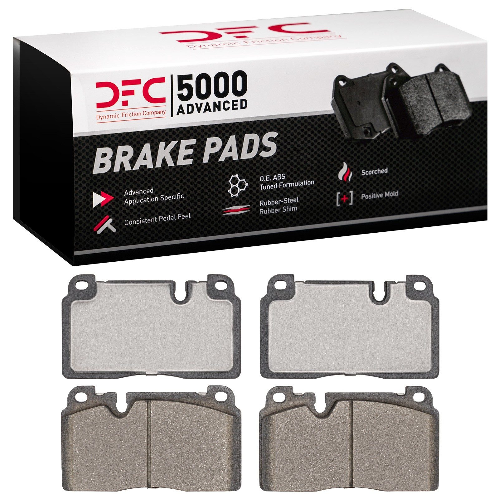 DFC Front 5000 Advanced Ceramic Brake Pads (4 Pads) — image 3