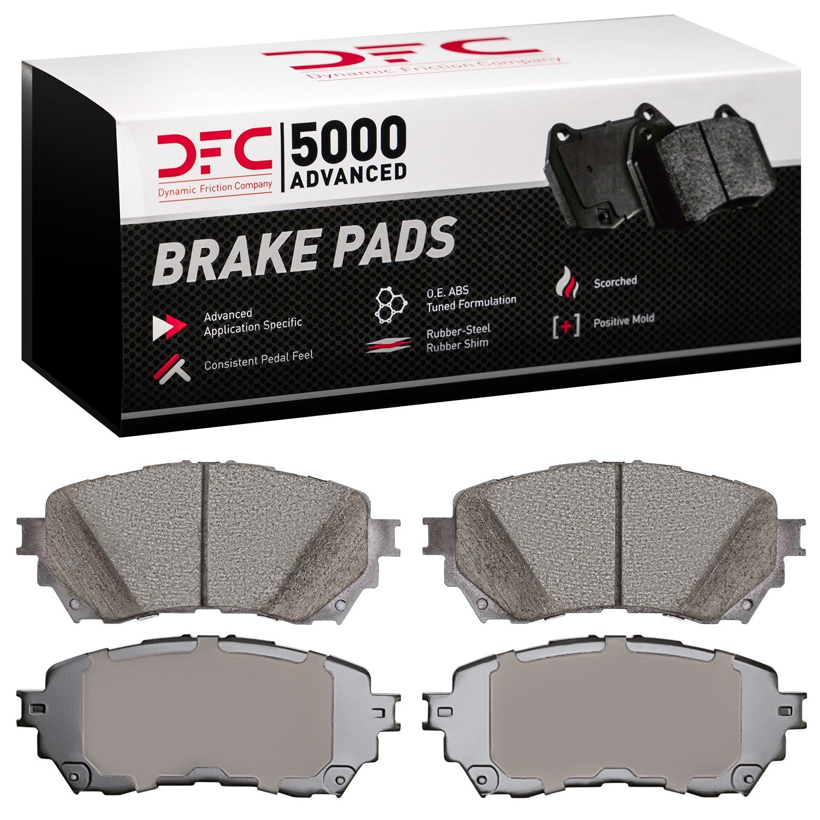 DFC 5000 Advanced Ceramic Brake Pads (4 Pads) — image 2
