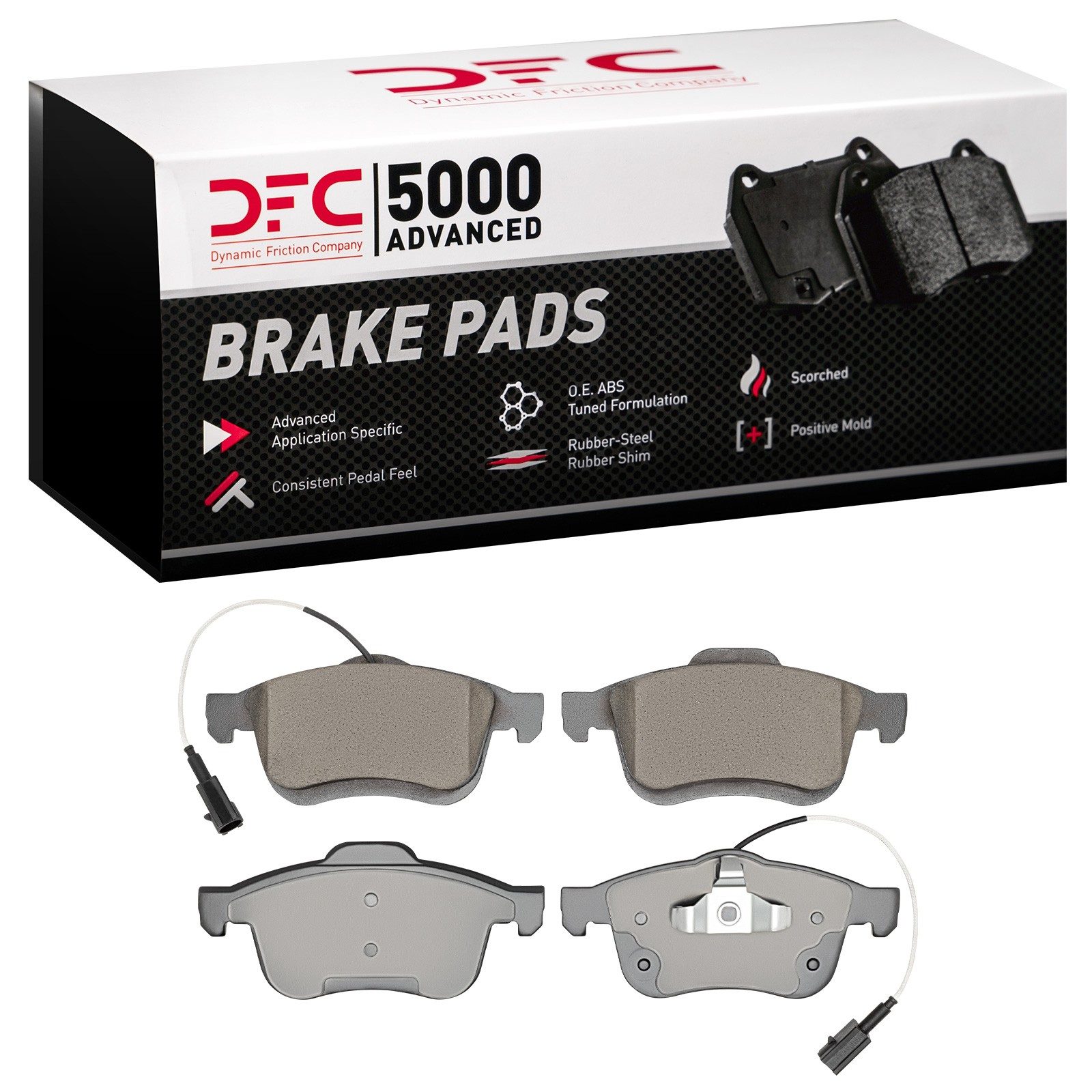 Dynamic Friction 5000 Advanced Brake Pads Without Hardware - 1551-1721-10 — image 3