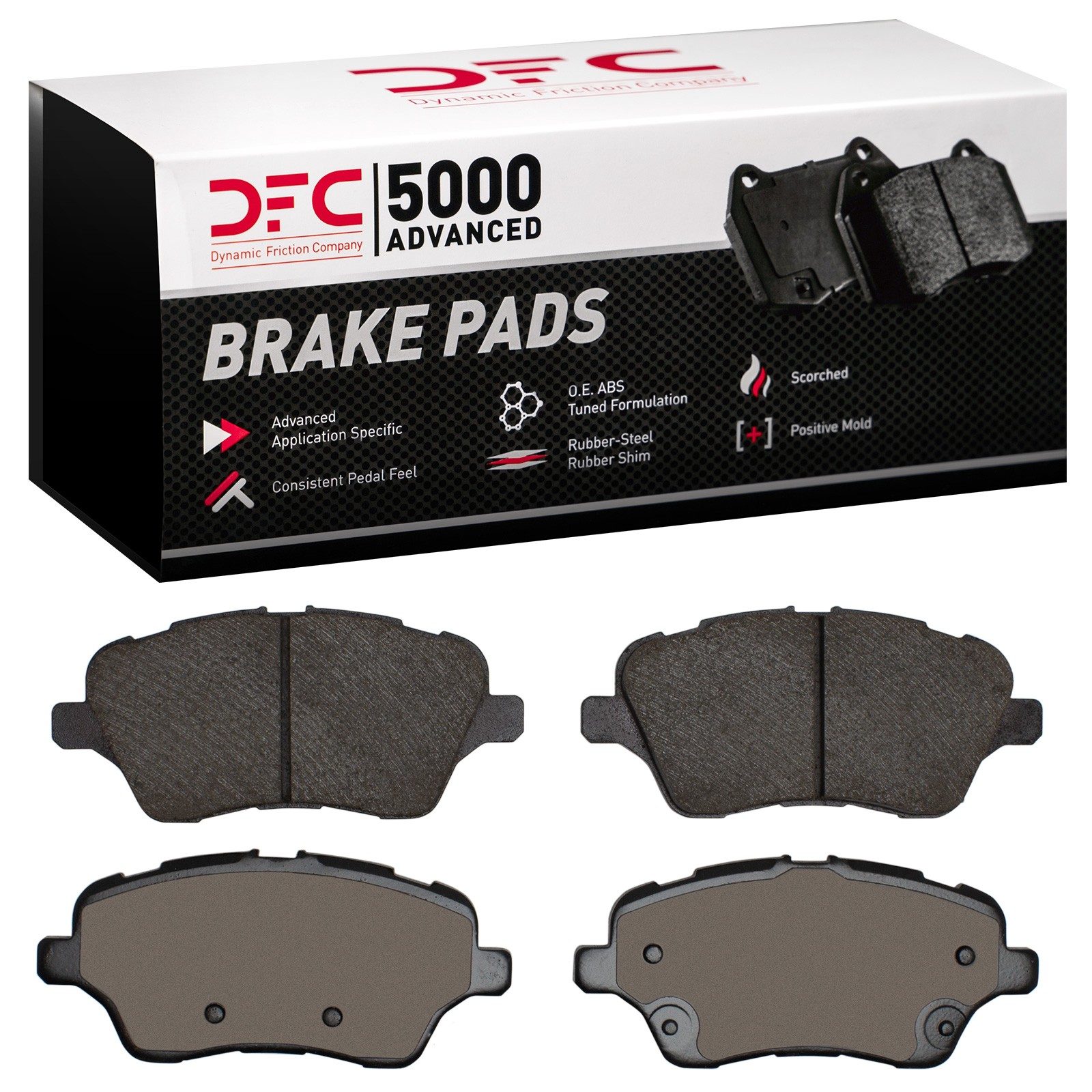 DFC Front 5000 Advanced Ceramic Brake Pads (4 Pads) — image 2