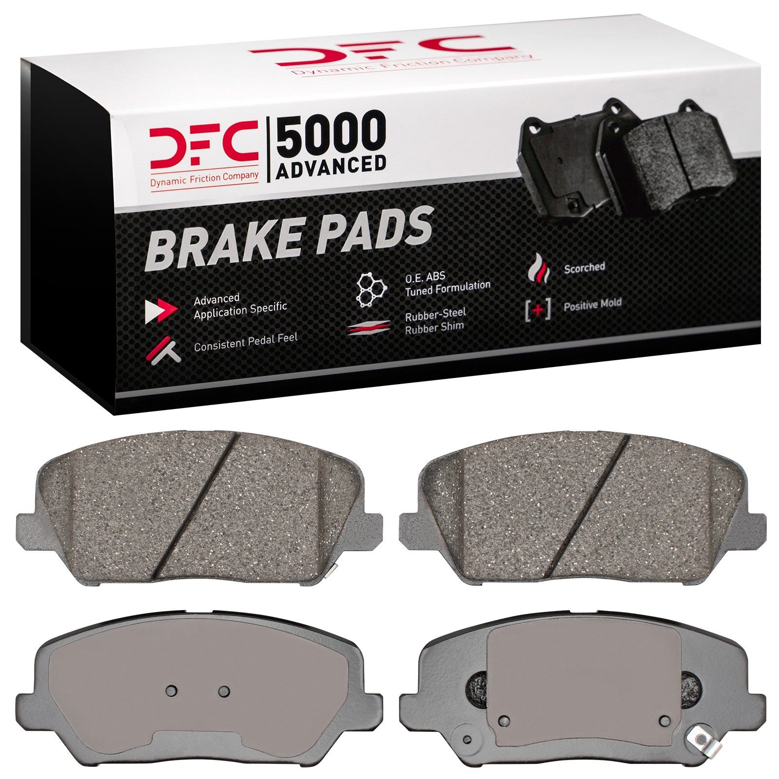 Dynamic Friction 5000 Advanced Brake Pads Without Hardware - 1551-1735-00 — image 2