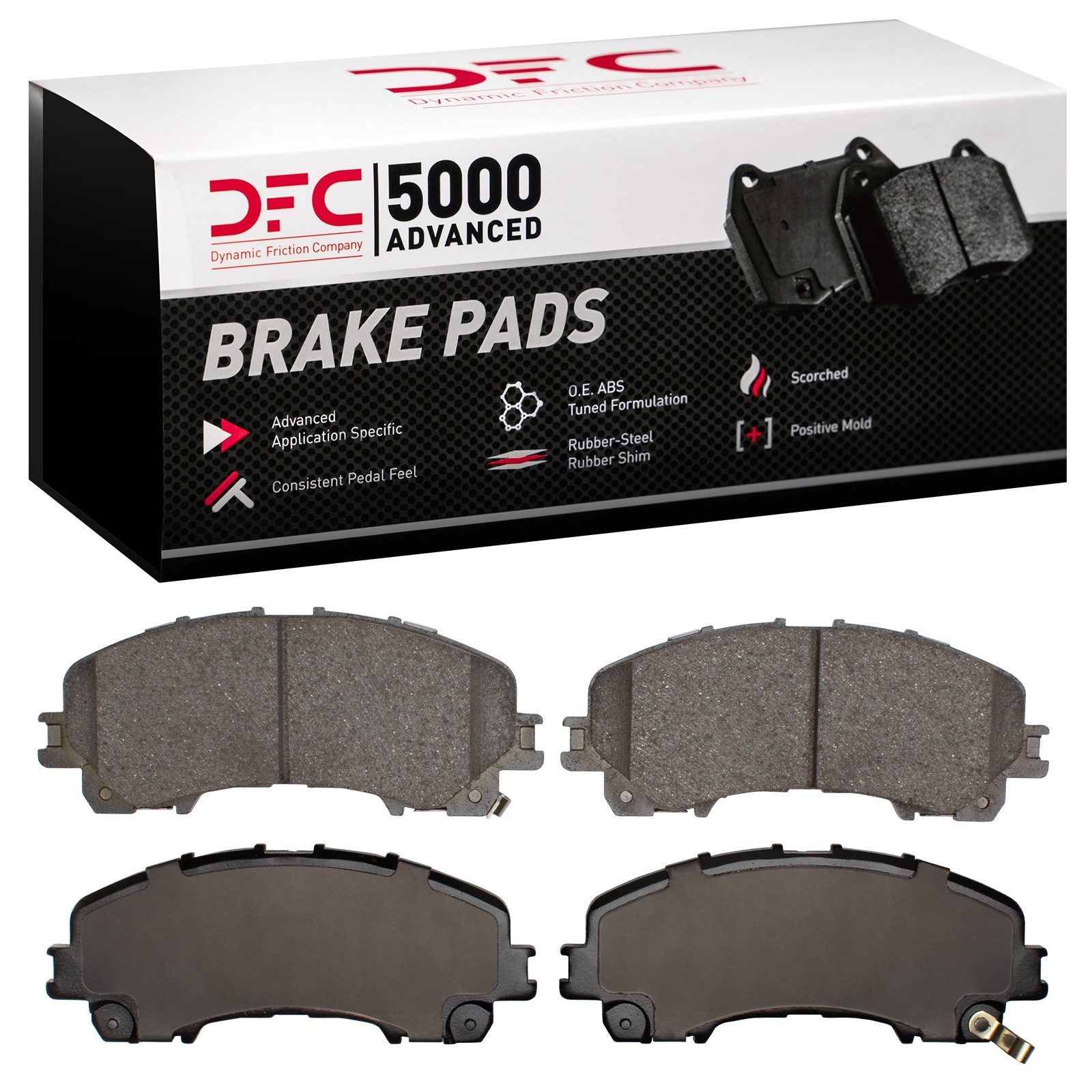 DFC Front 5000 Advanced Ceramic Brake Pads (4 Pads) — image 2