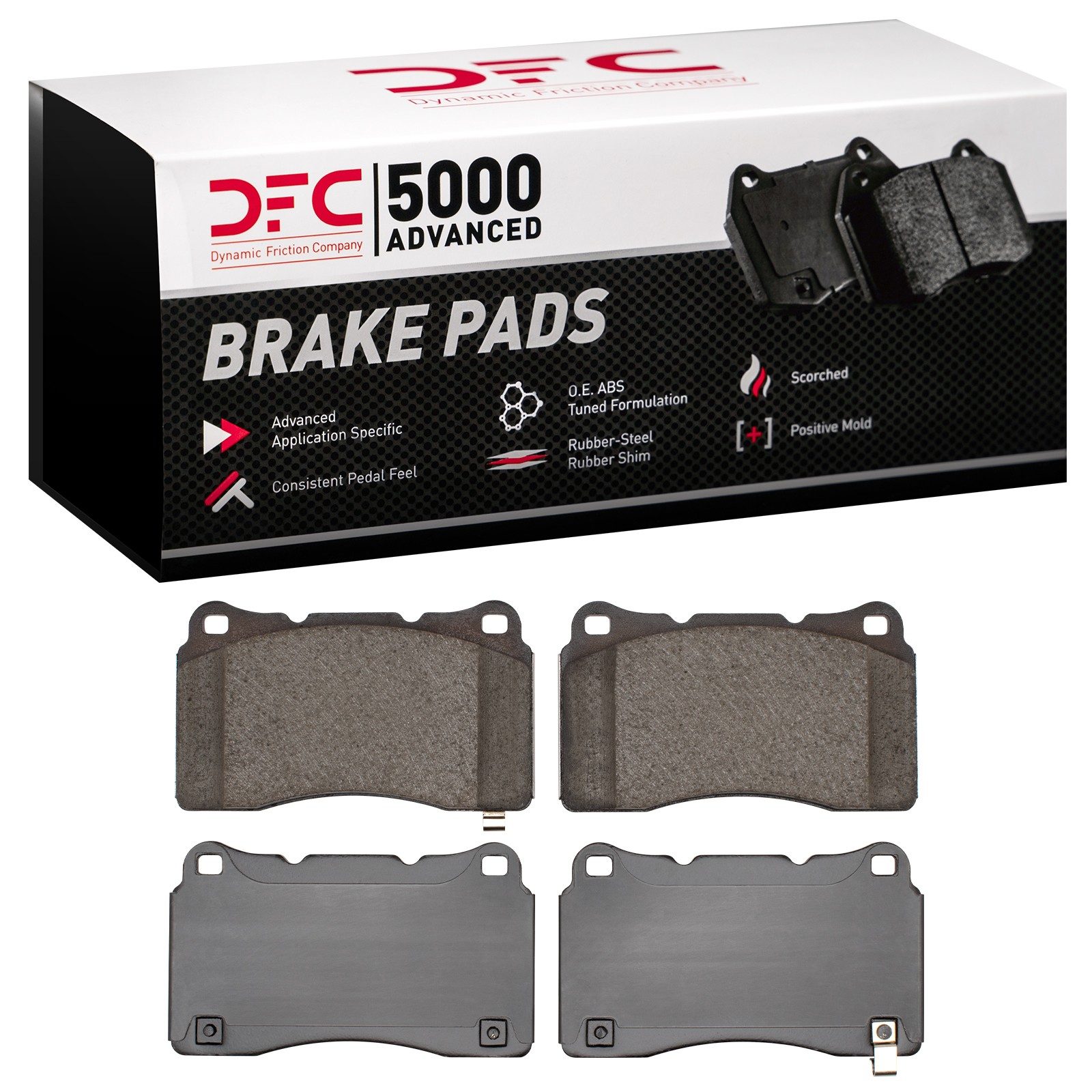 DFC 5000 Advanced Ceramic Brake Pads (4 Pads) — image 2