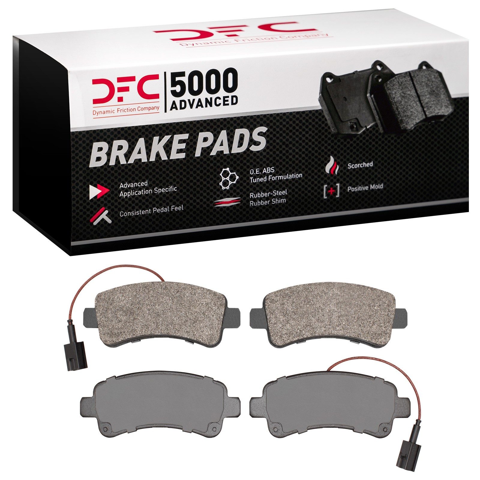Dynamic Friction 5000 Advanced Brake Pads Without Hardware - 1551-1746-00 — image 3