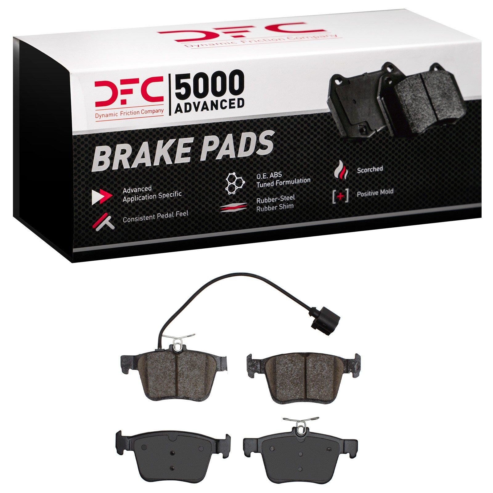 DFC Rear 5000 Advanced Ceramic Brake Pads (4 Pads) — image 2