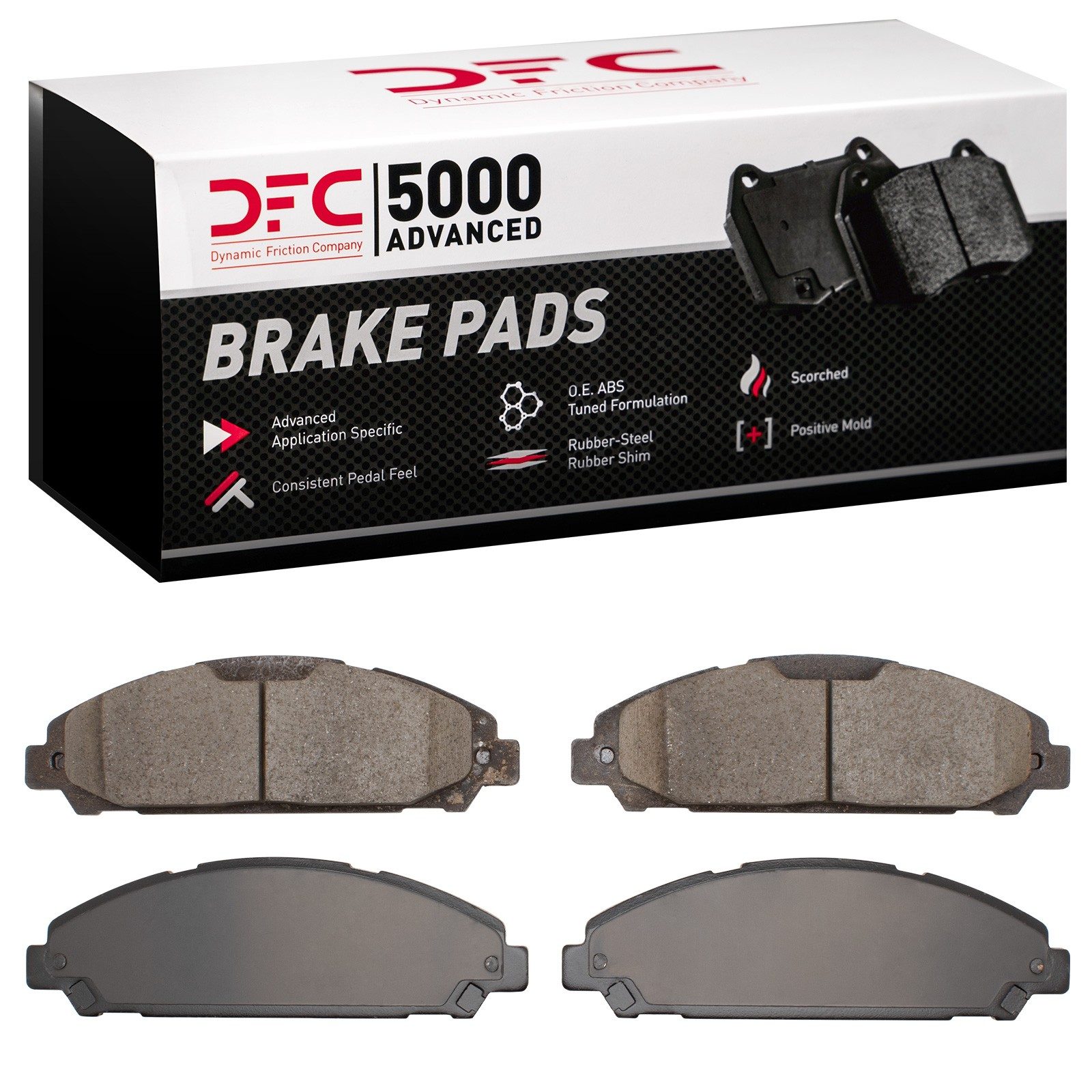 DFC Front 5000 Advanced Ceramic Brake Pads (4 Pads) — image 3