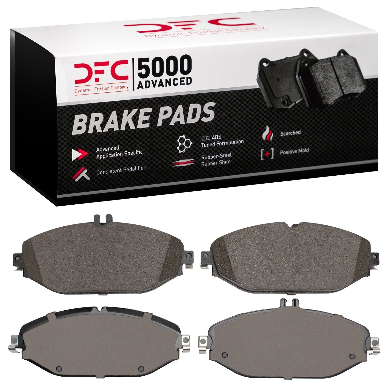 Dynamic Friction 5000 Advanced Brake Pads Without Hardware - 1551-1794-00 — image 2