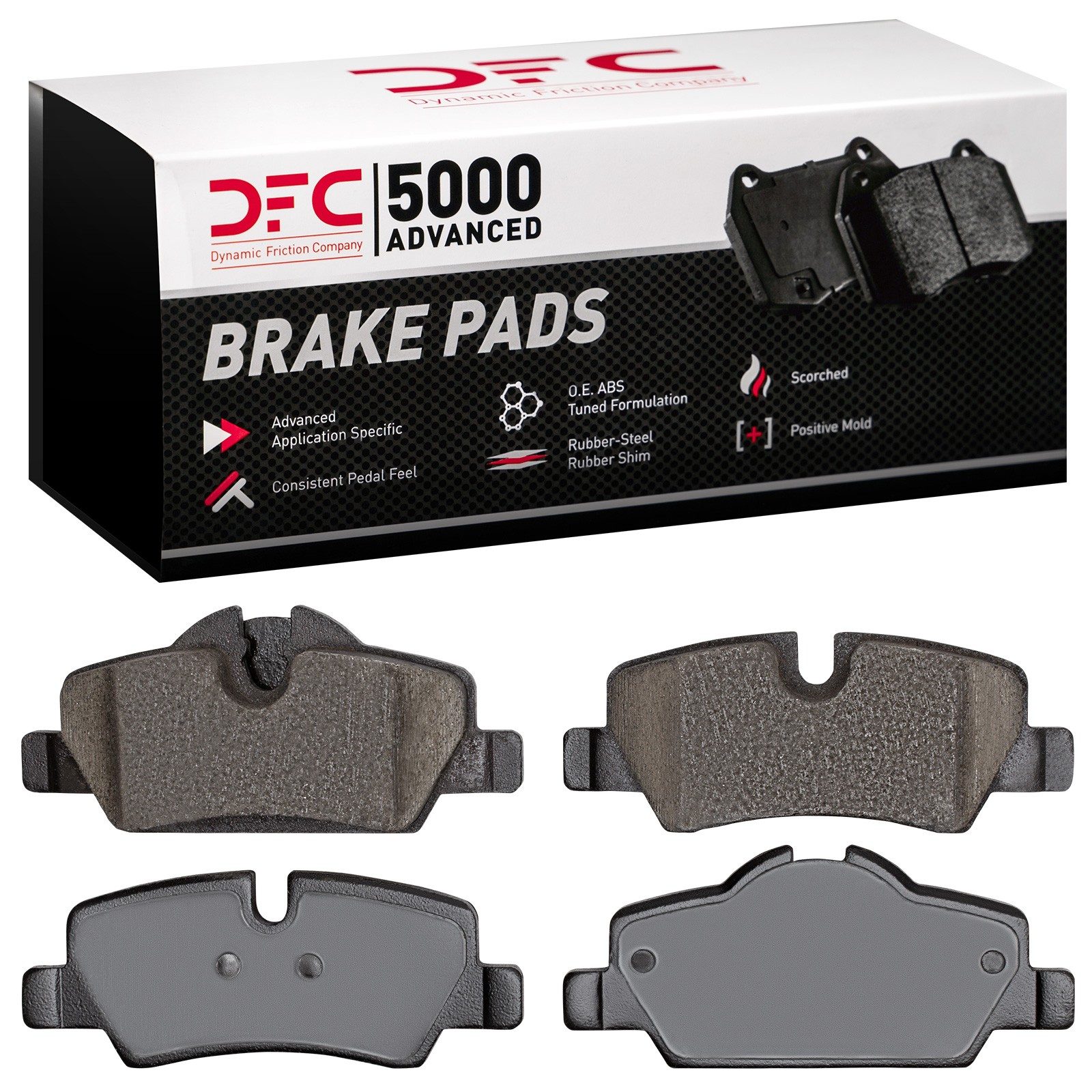 DFC 5000 Advanced Ceramic Brake Pads (4 Pads) — image 2
