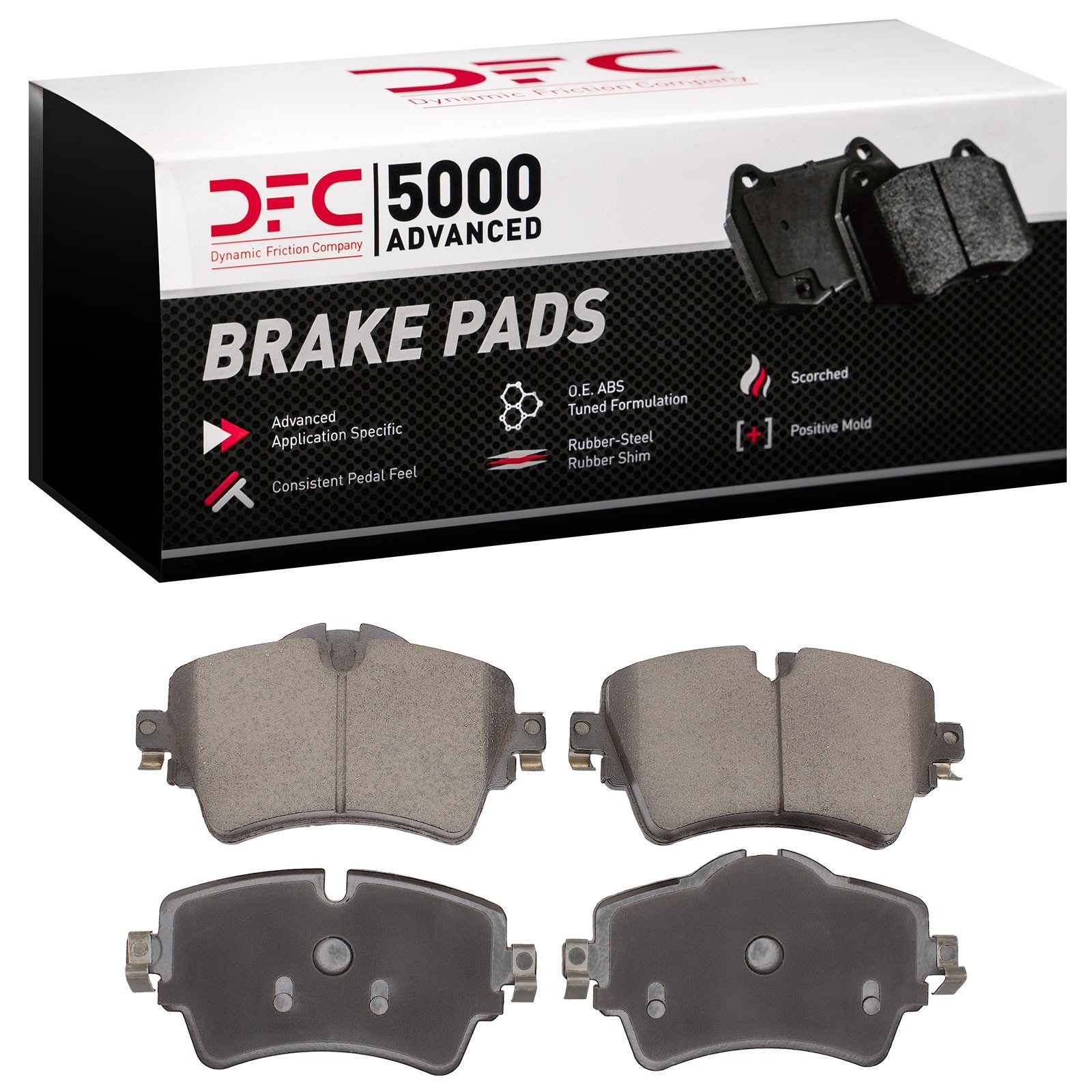 DFC 5000 Advanced Ceramic Brake Pads (4 Pads) — image 2