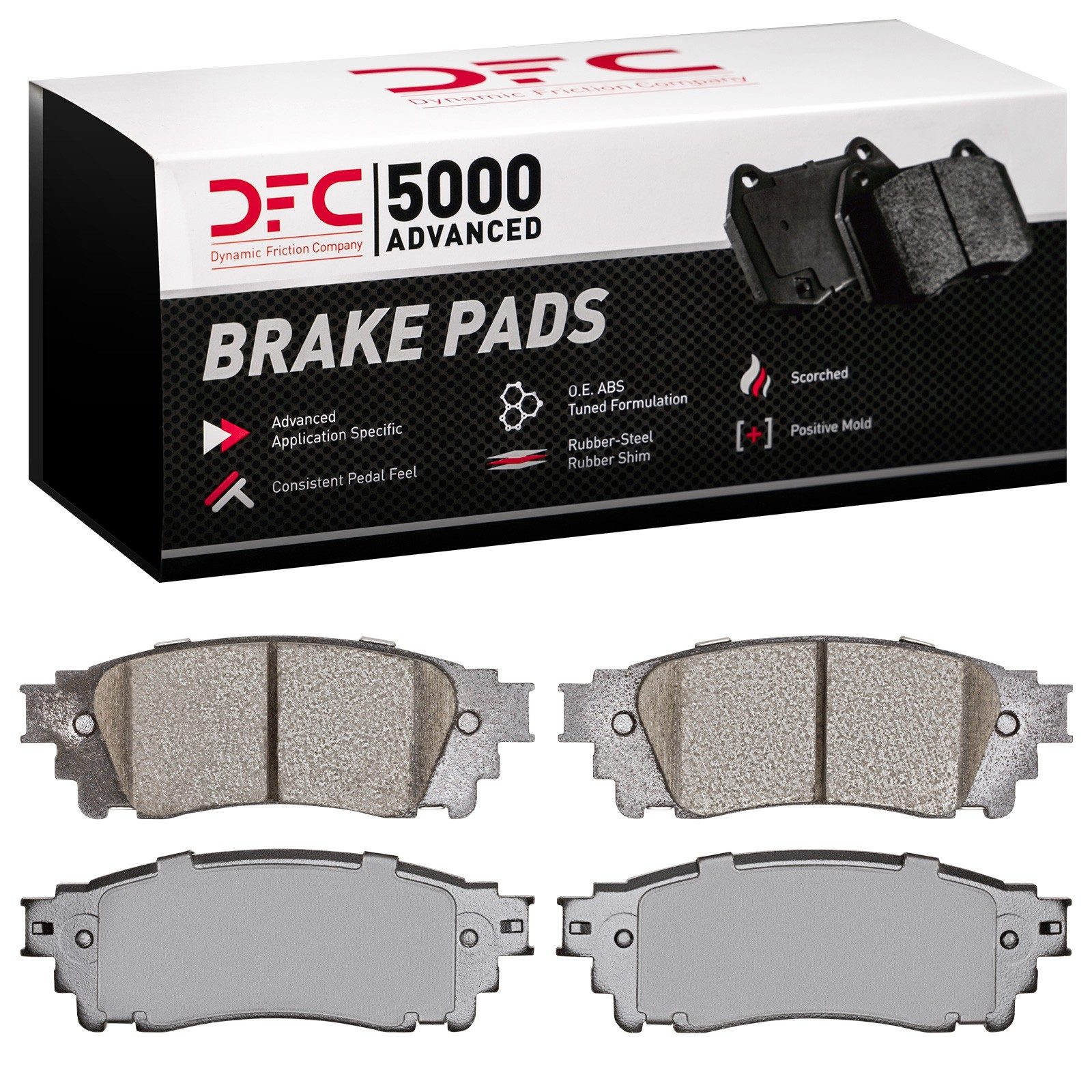 Dynamic Friction 5000 Advanced Brake Pads Without Hardware - 1551-1805-00 — image 3