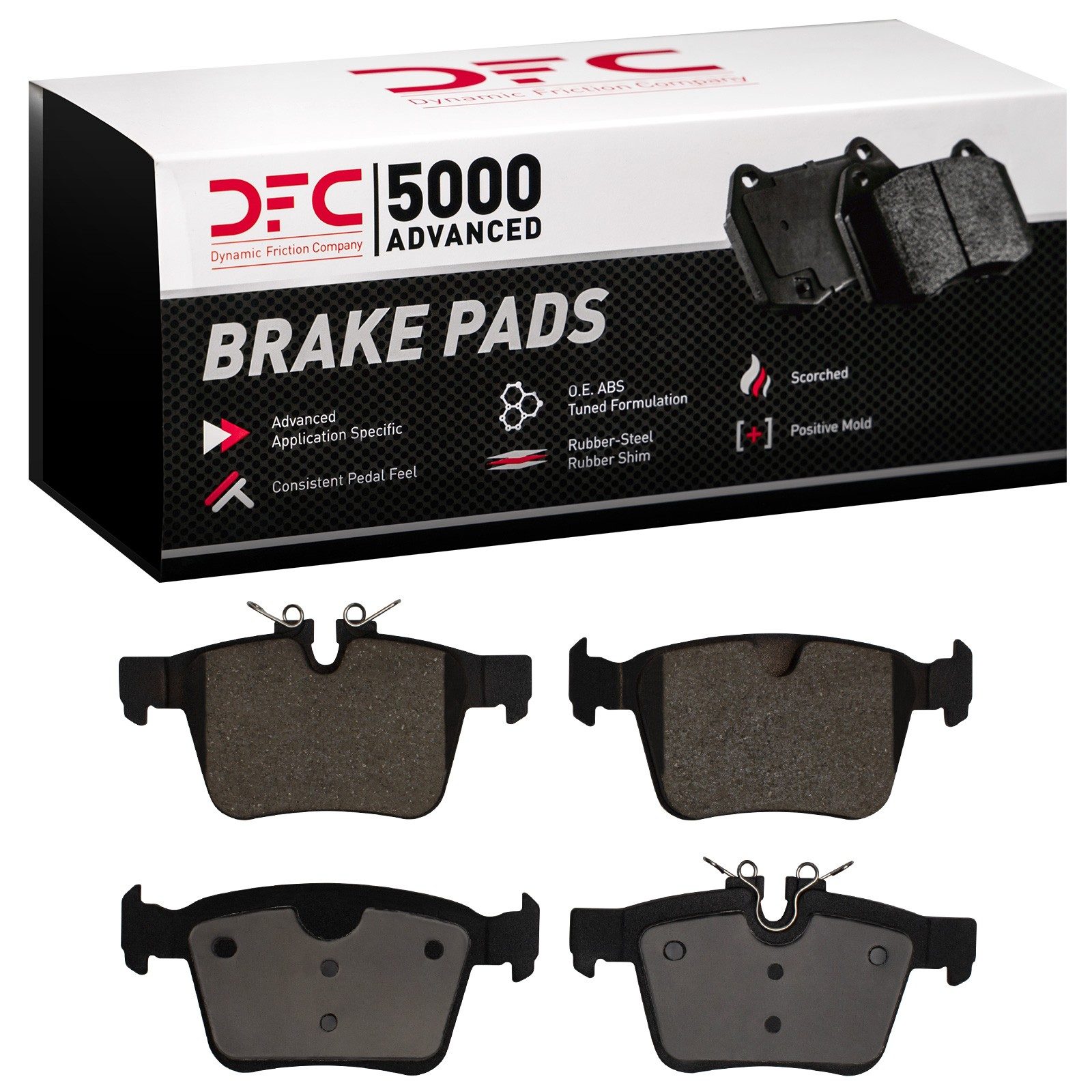 DFC Rear 5000 Advanced Ceramic Brake Pads (4 Pads) — image 2