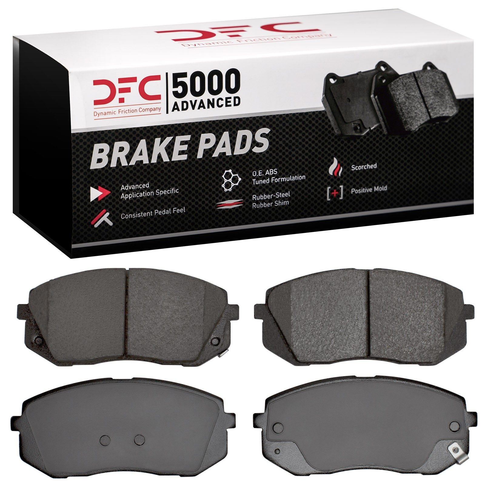 DFC Front 5000 Advanced Ceramic Brake Pads (4 Pads) — image 2