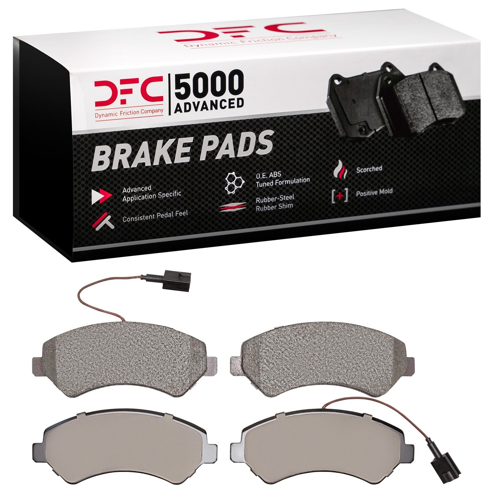 Dynamic Friction 5000 Advanced Brake Pads Without Hardware - 1551-1842-00 — image 2