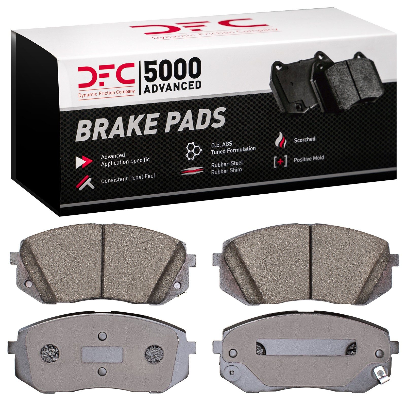 DFC Front 5000 Advanced Ceramic Brake Pads (4 Pads) — image 2