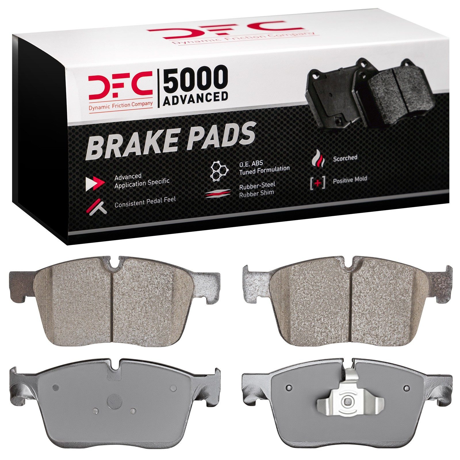 DFC Front 5000 Advanced Ceramic Brake Pads (4 Pads) — image 3