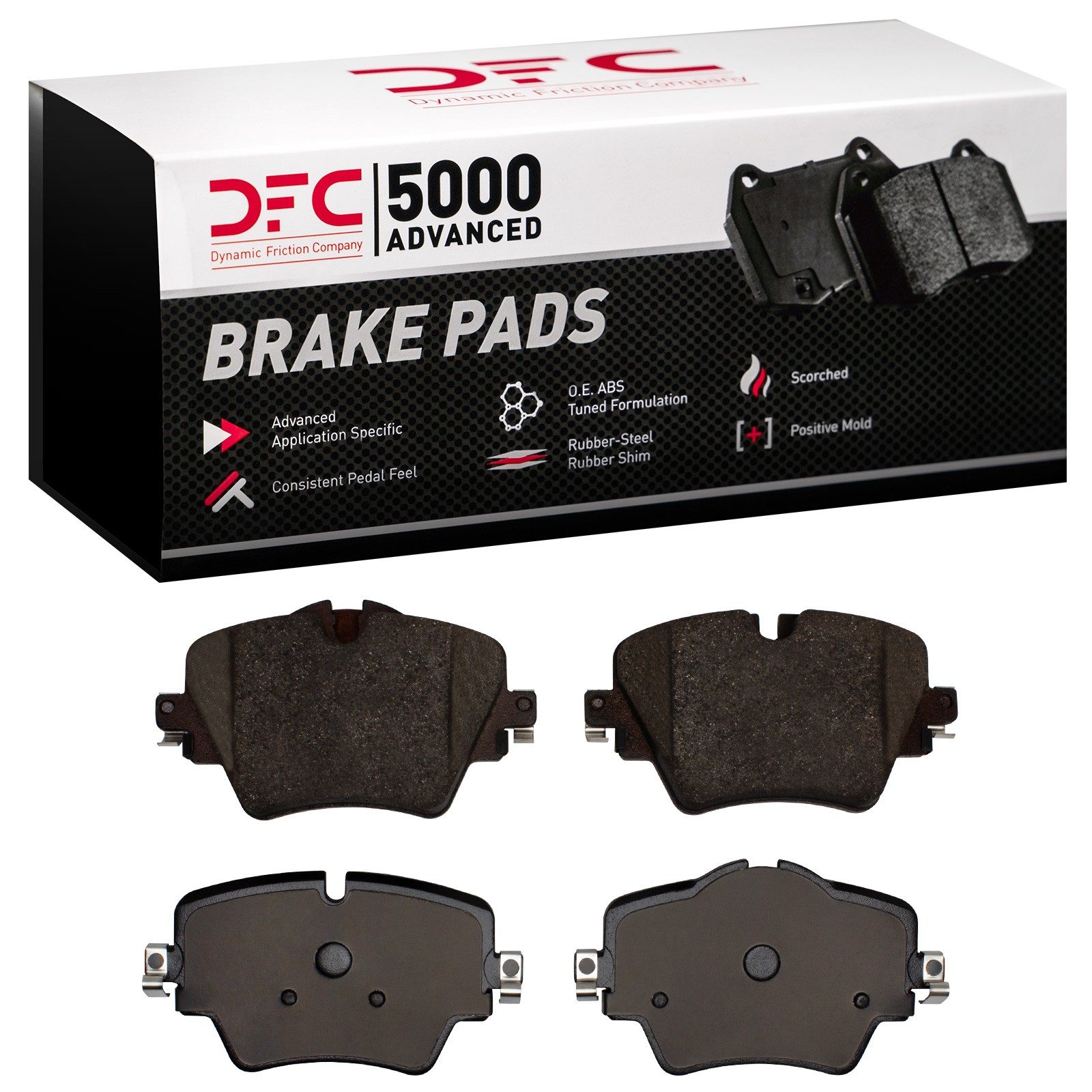 DFC Front 5000 Advanced Ceramic Brake Pads (4 Pads) — image 2