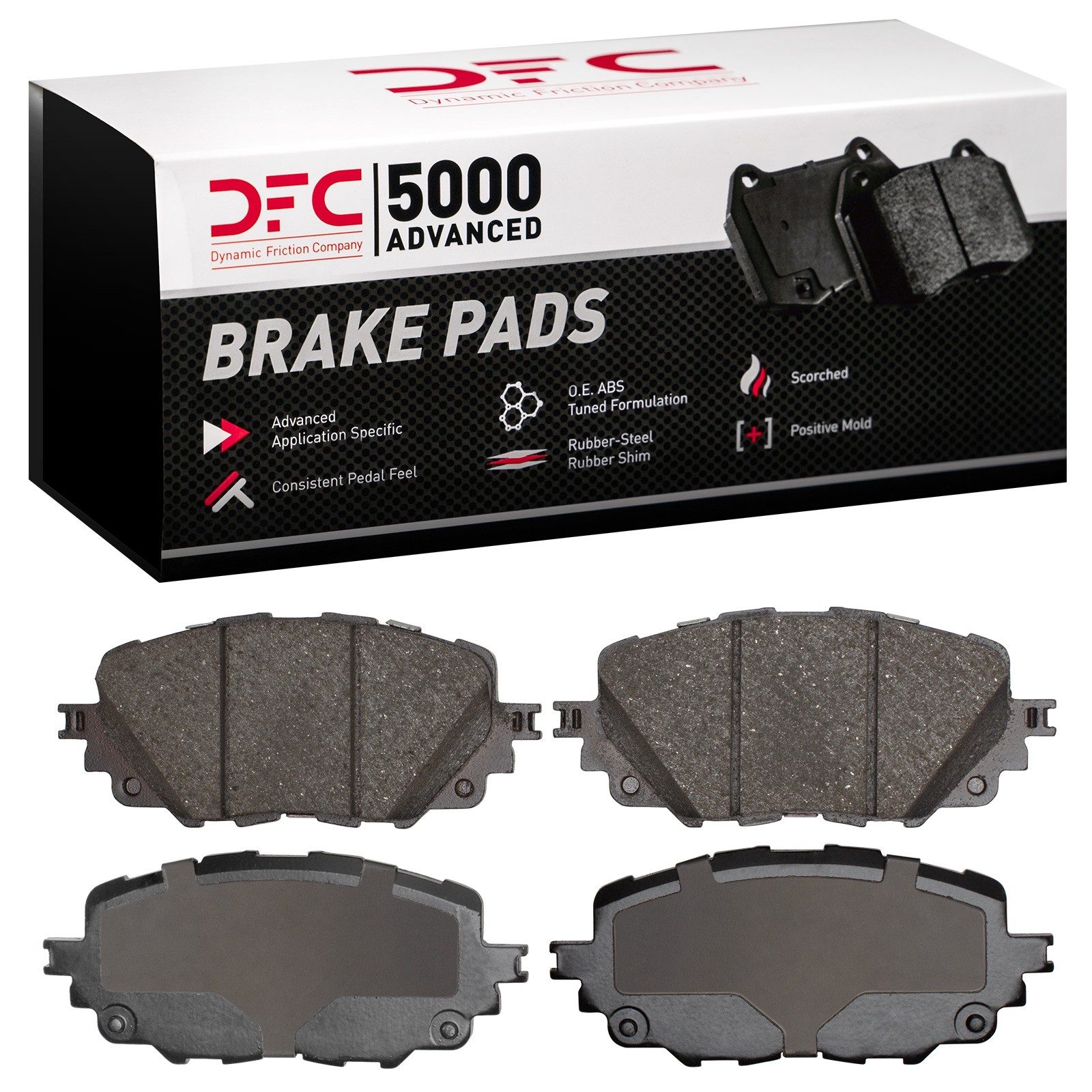Dynamic Friction 5000 Advanced Brake Pads Without Hardware - 1551-1903-00 — image 3