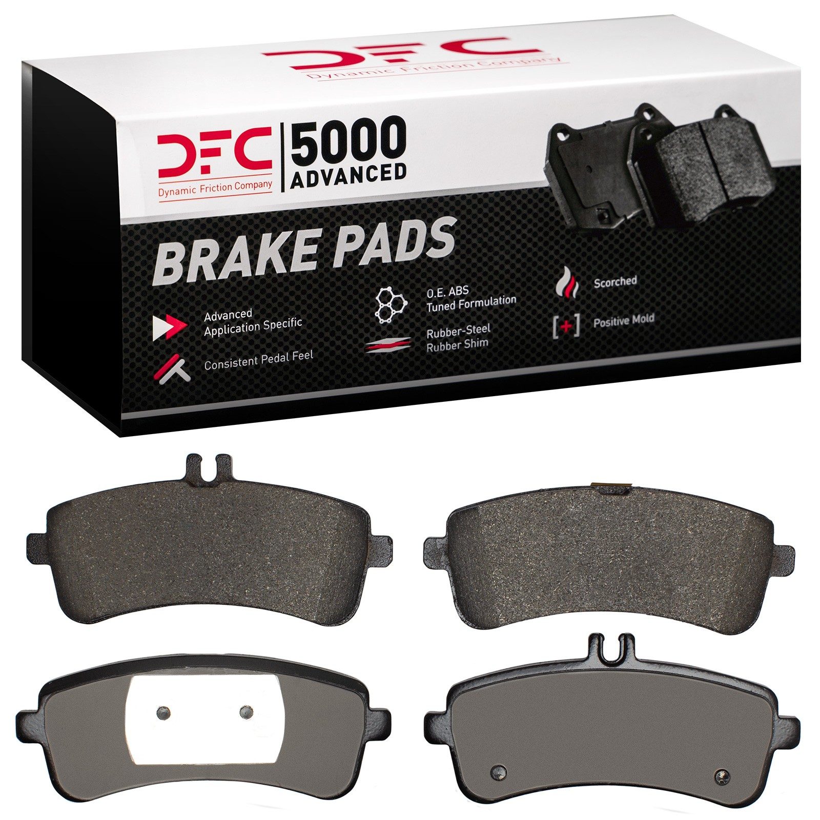 Dynamic Friction 5000 Advanced Brake Pads Without Hardware - 1551-1907-00 — image 2