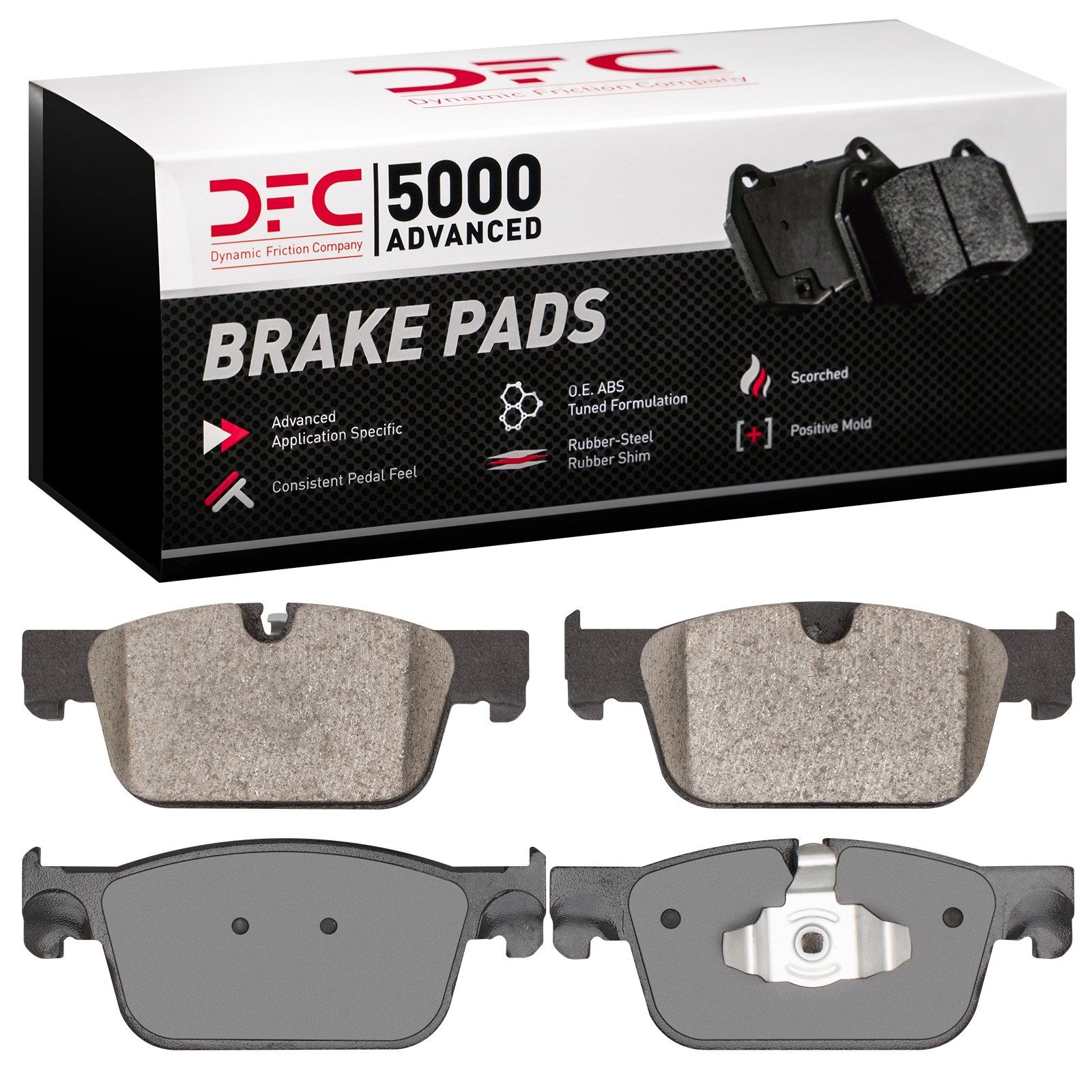 Dynamic Friction 5000 Advanced Brake Pads Without Hardware - 1551-1924-00 — image 2