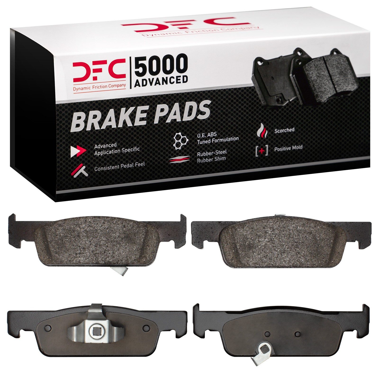 Dynamic Friction 5000 Advanced Brake Pads Without Hardware - 1551-1955-00 — image 2