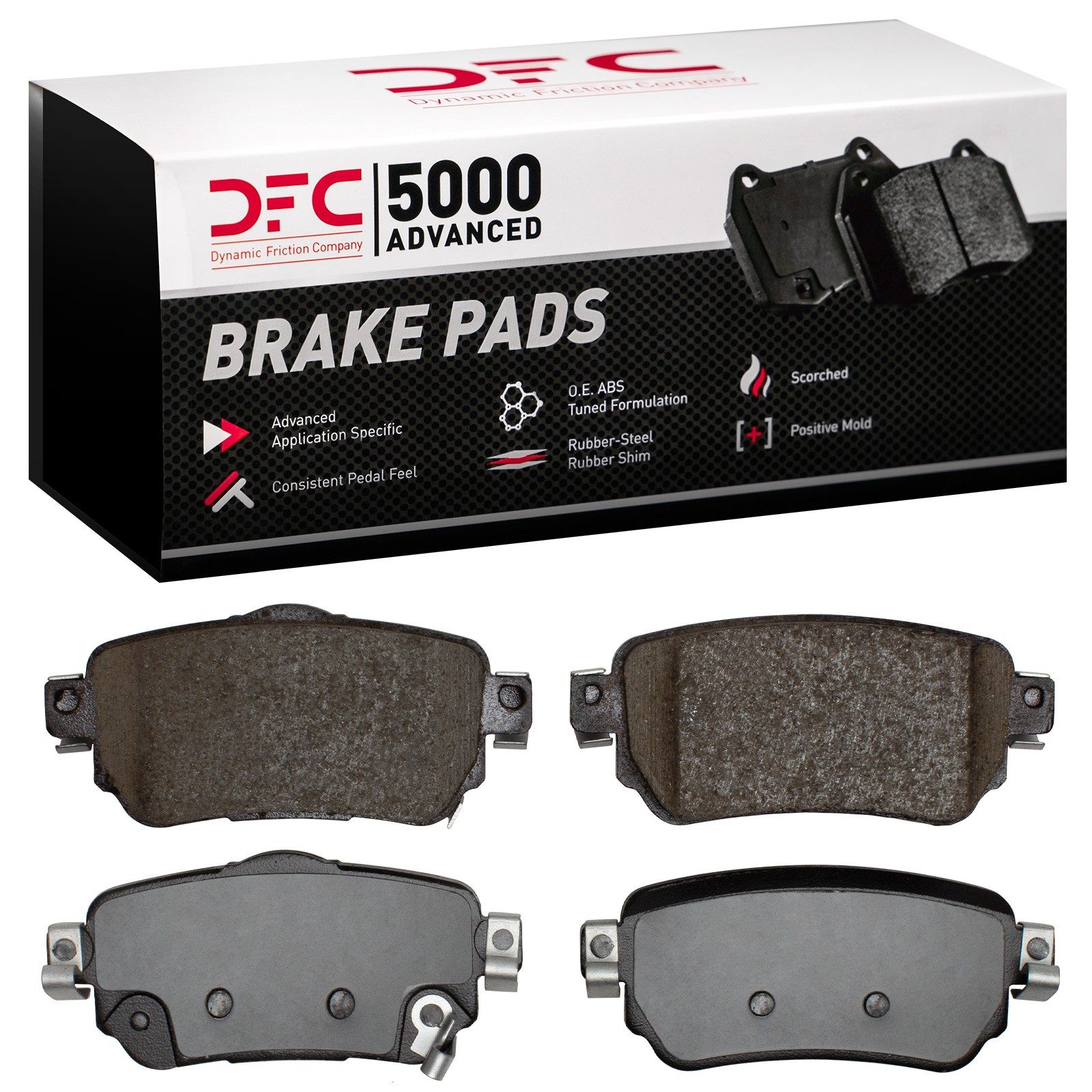 Dynamic Friction 5000 Advanced Brake Pads Without Hardware - 1551-1965-00 — image 2