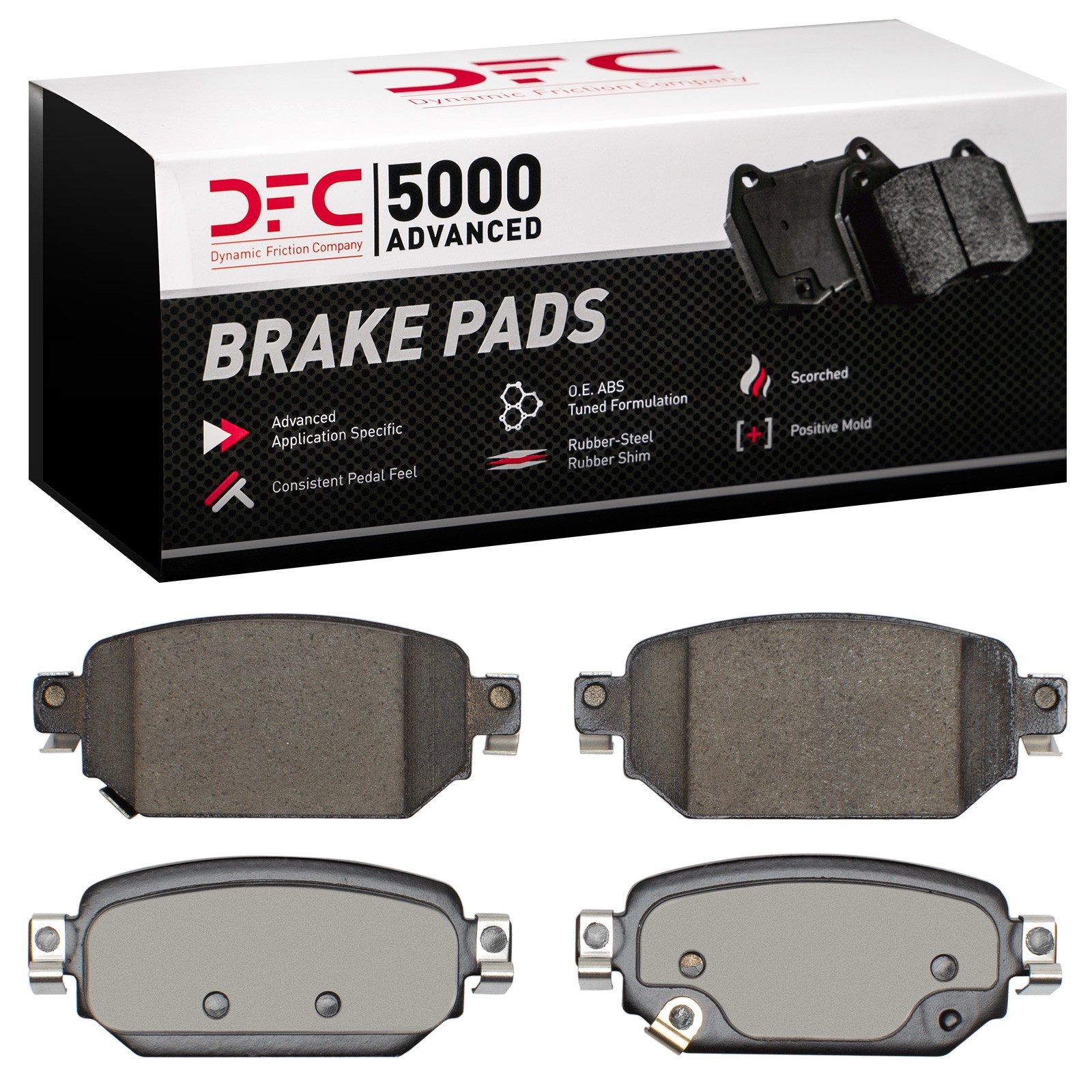 Dynamic Friction 5000 Advanced Brake Pads Without Hardware - 1551-2042-00 — image 2