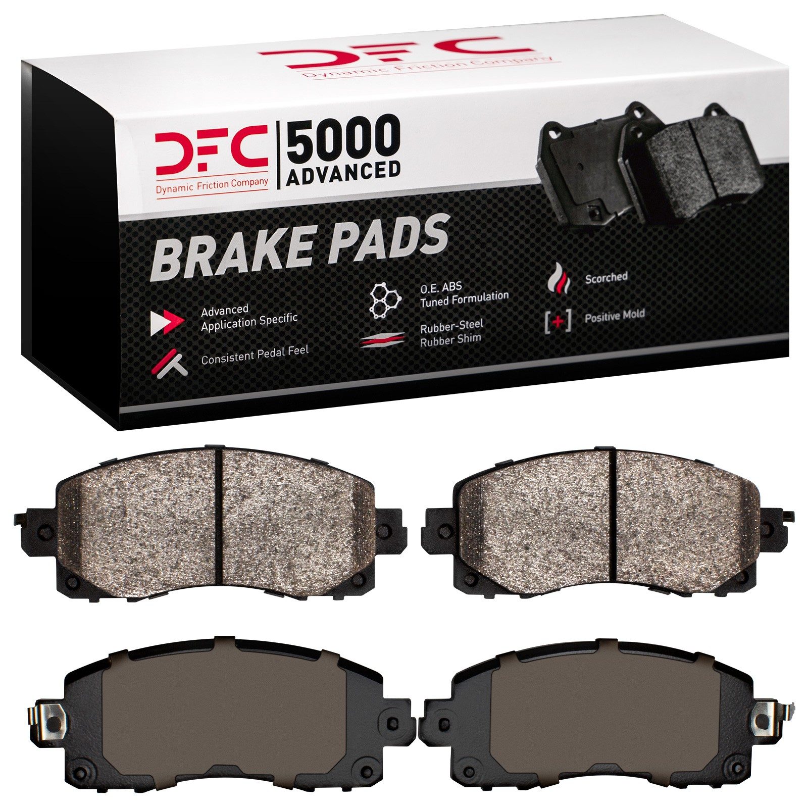 Dynamic Friction 5000 Advanced Brake Pads Without Hardware - 1551-2045-00 — image 2