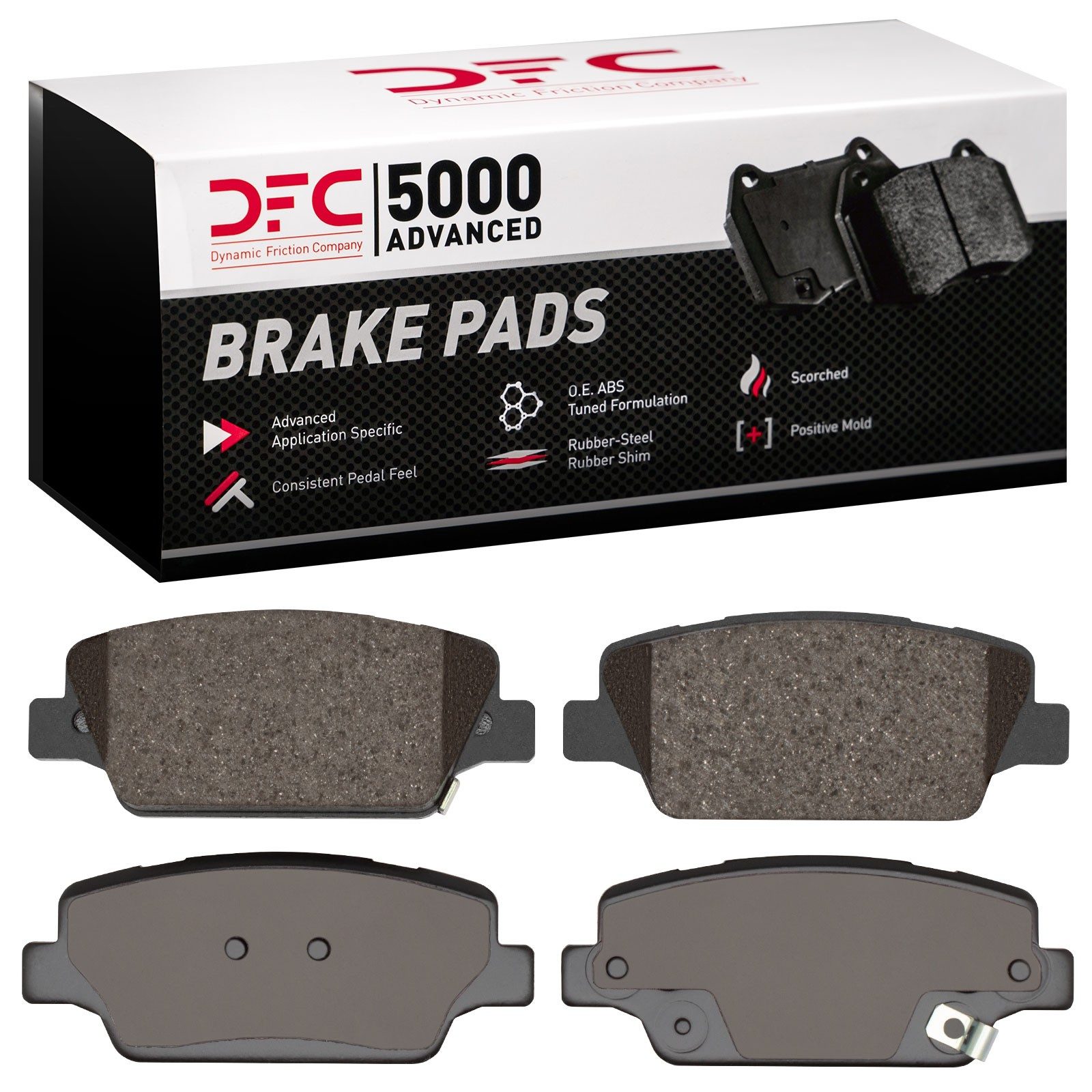 Dynamic Friction 5000 Advanced Brake Pads Without Hardware - 1551-2050-00 — image 2