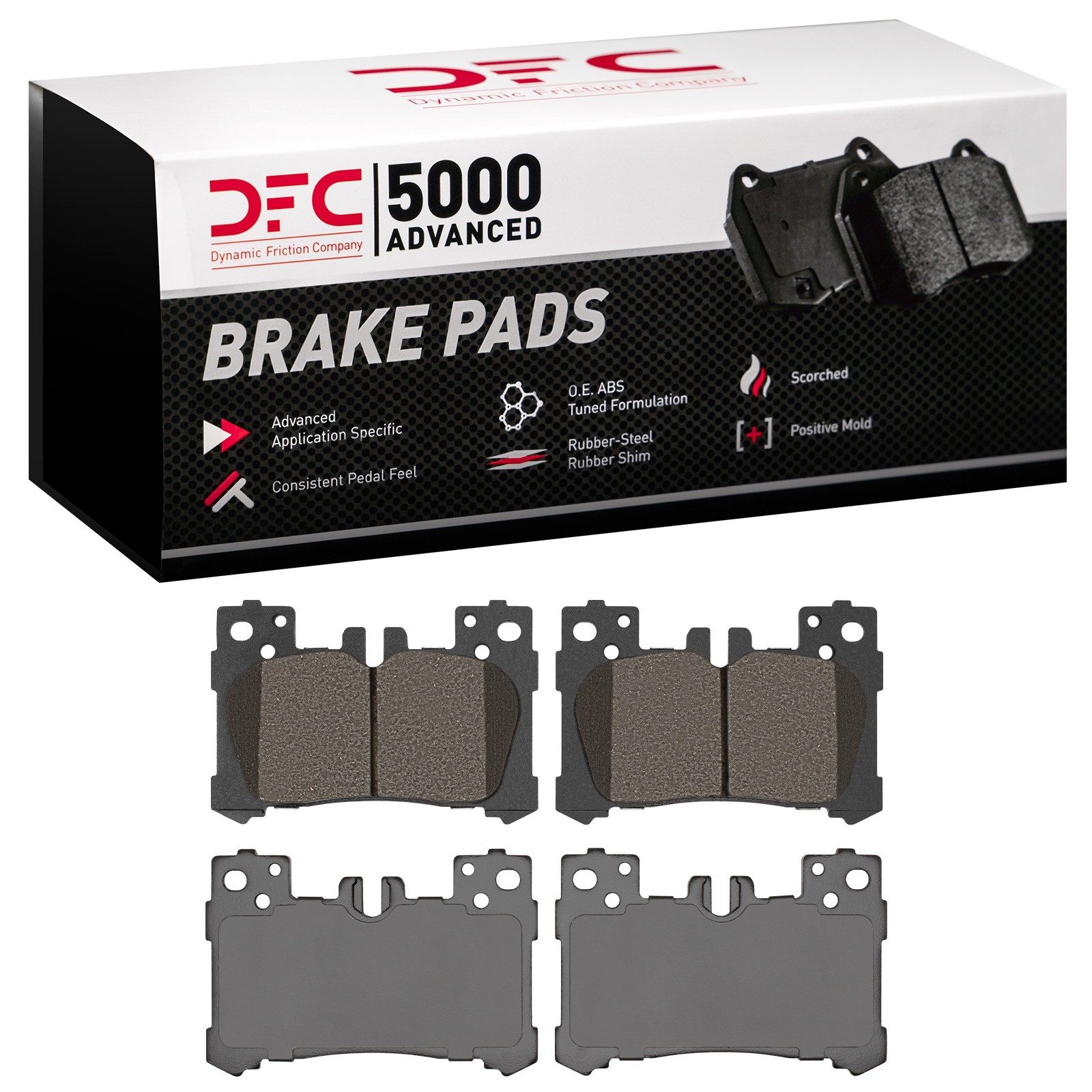 Dynamic Friction 5000 Advanced Brake Pads Without Hardware - 1551-2063-00 — image 2