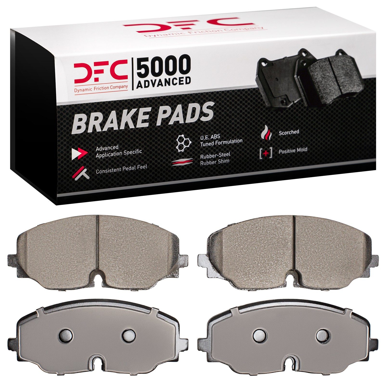 Dynamic Friction 5000 Advanced Brake Pads Without Hardware - 1551-2074-00 — image 2