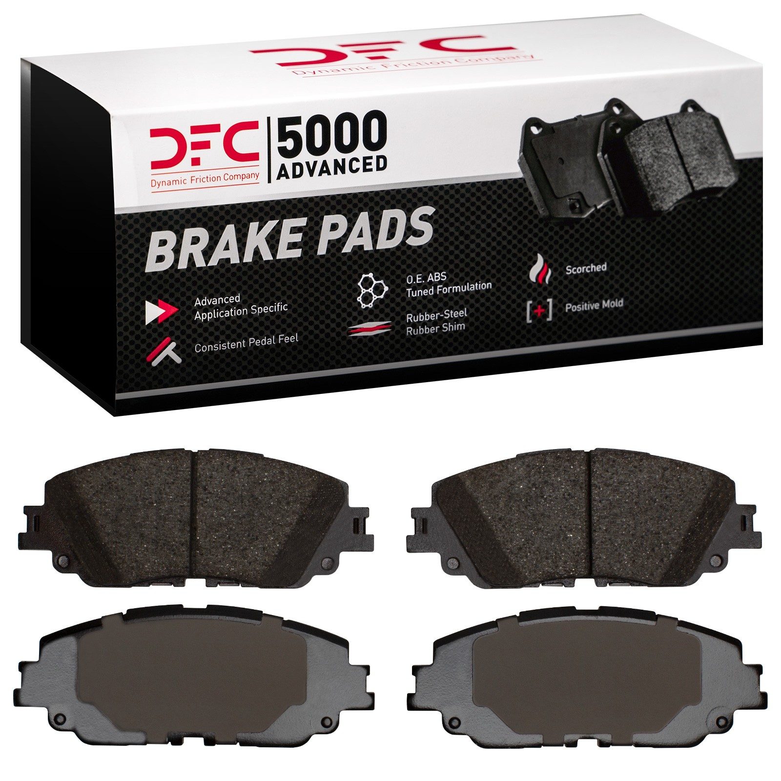 Dynamic Friction 5000 Advanced Brake Pads Without Hardware - 1551-2076-00 — image 2