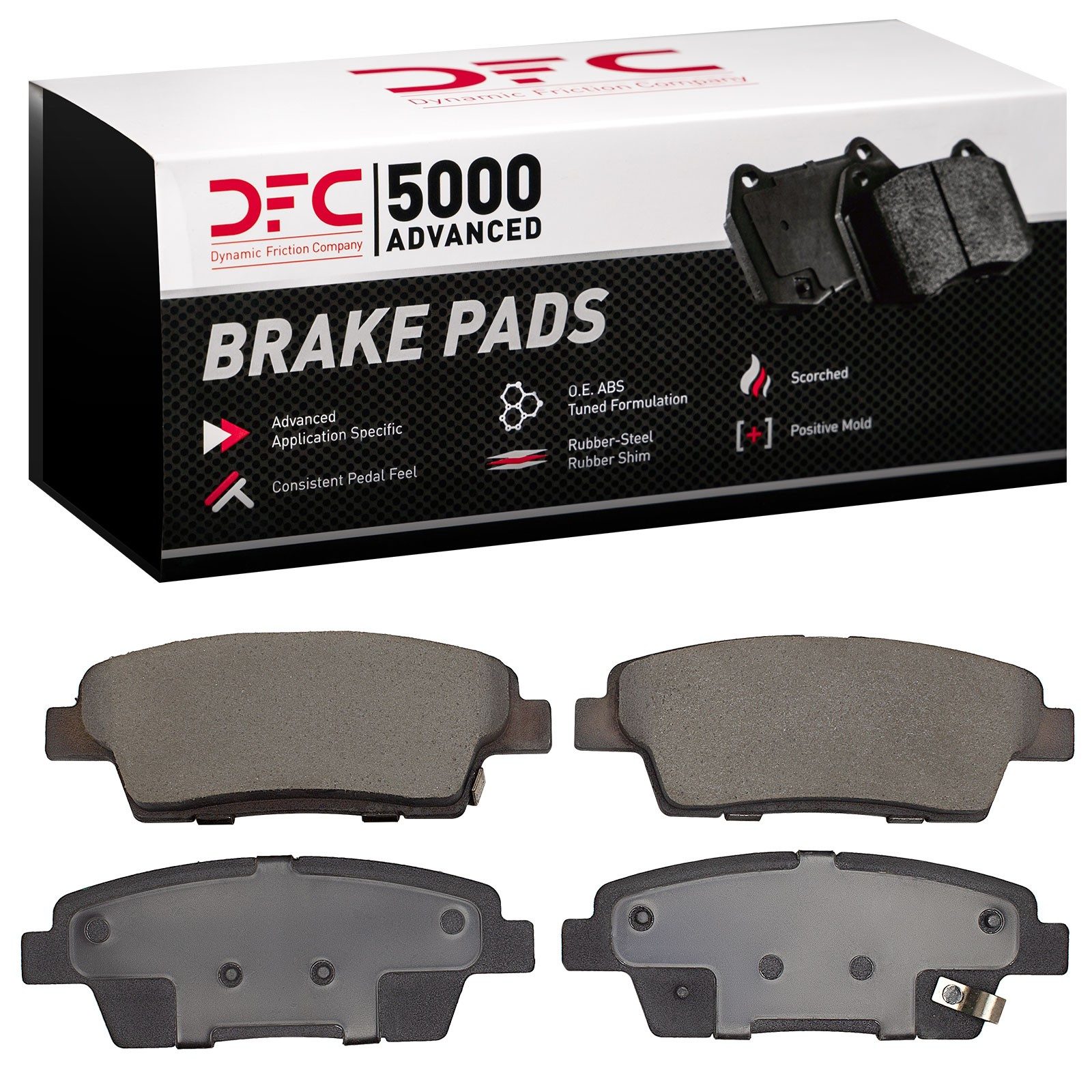 Dynamic Friction 5000 Advanced Brake Pads Without Hardware - 1551-2100-00 — image 3
