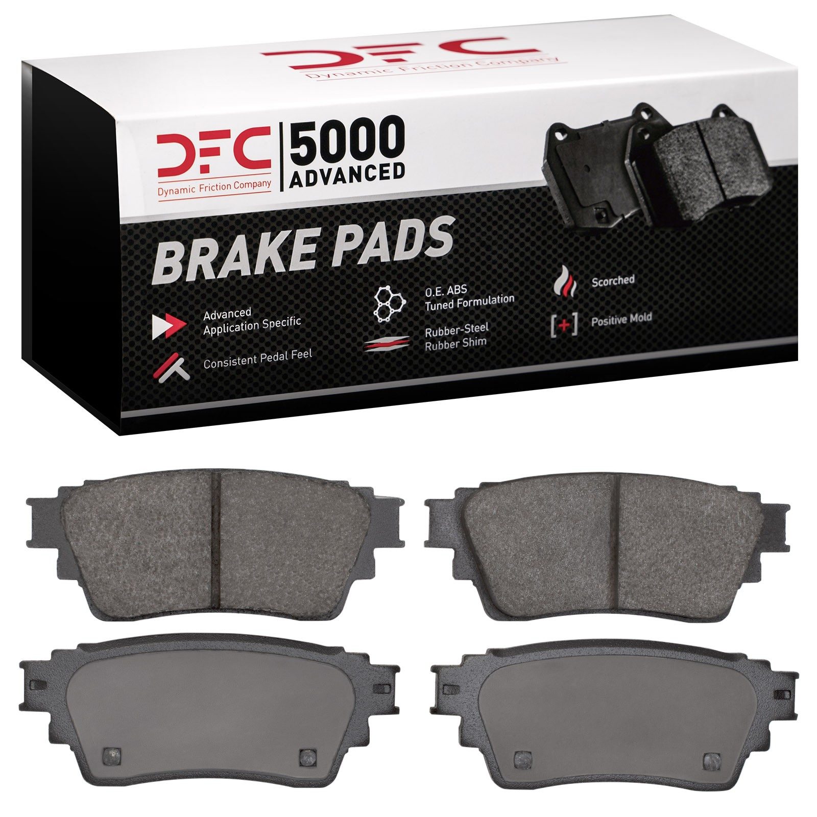 Dynamic Friction 5000 Advanced Brake Pads Without Hardware - 1551-2135-00 — image 2