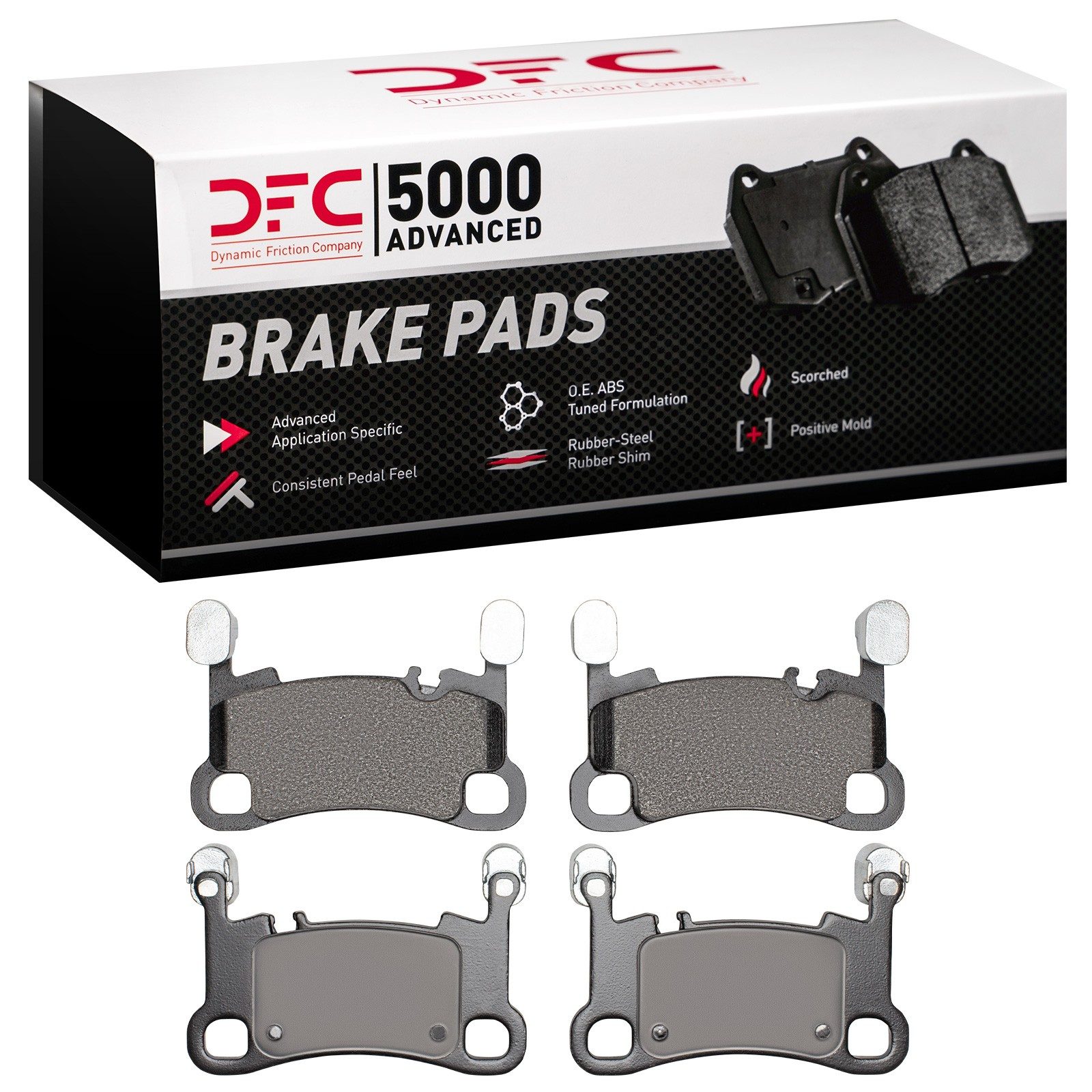 Dynamic Friction 5000 Advanced Brake Pads Without Hardware - 1551-2166-00 — image 3
