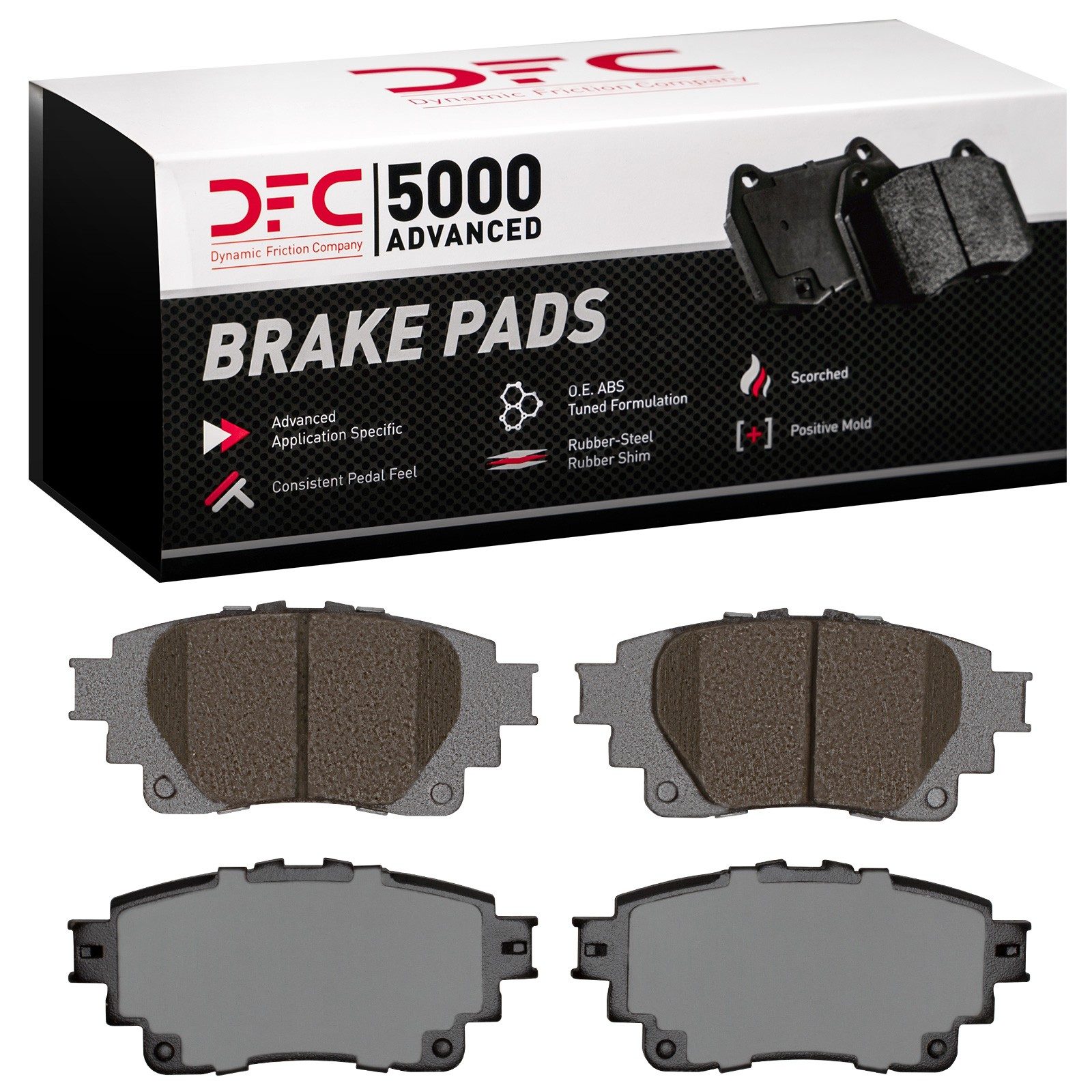 DFC 5000 Advanced Ceramic Brake Pads (4 Pads) — image 2