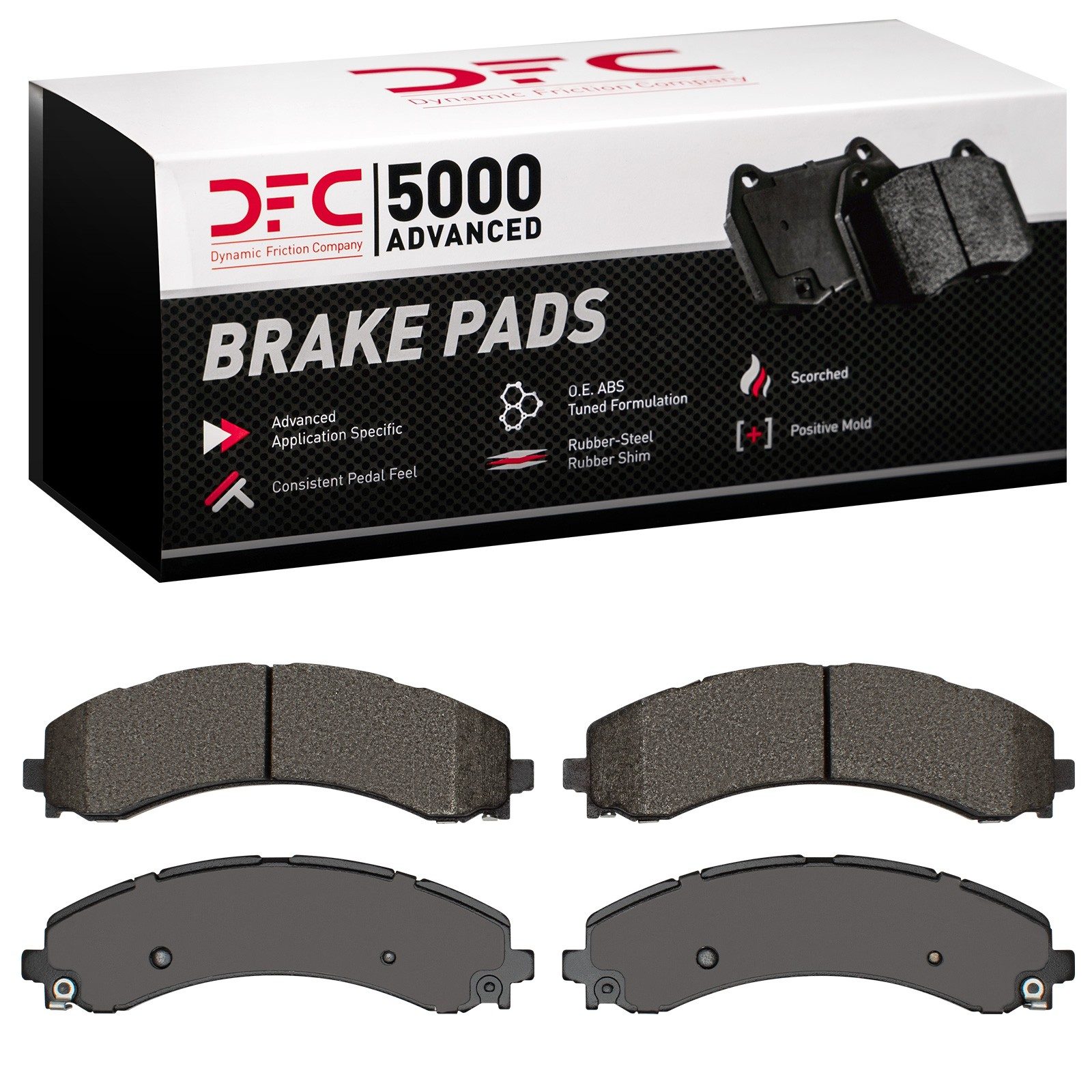 Dynamic Friction 5000 Advanced Brake Pads Without Hardware - 1551-2224-00 — image 3