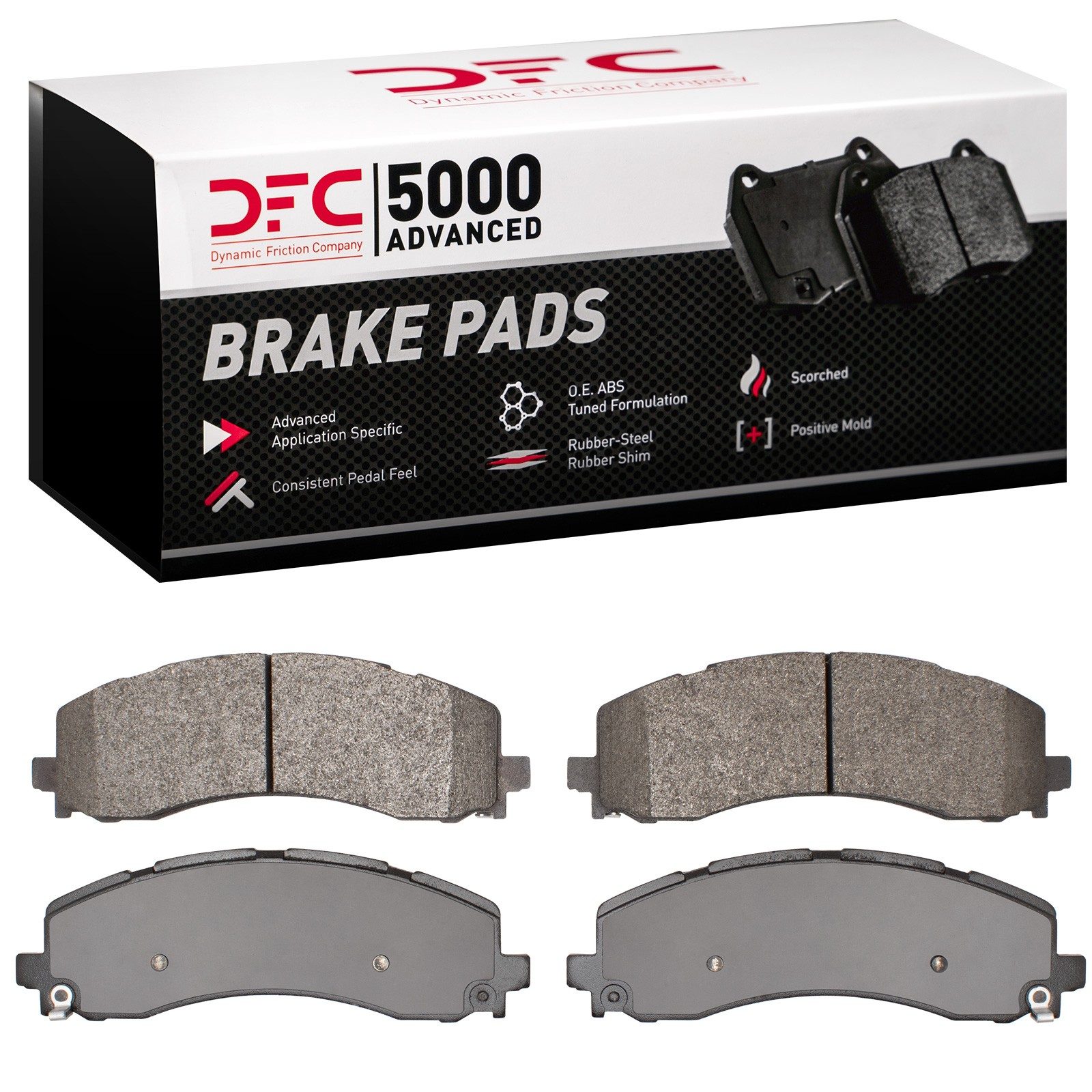 Dynamic Friction 5000 Advanced Brake Pads Without Hardware - 1551-2225-00 — image 3
