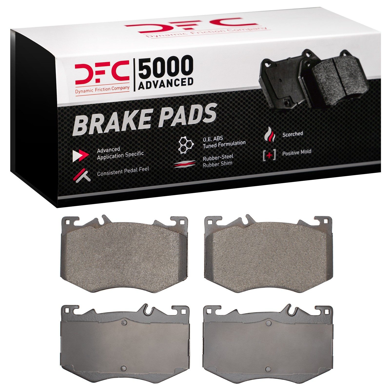 DFC 5000 Advanced Low-Metallic Brake Pads (4 Pads) — image 3