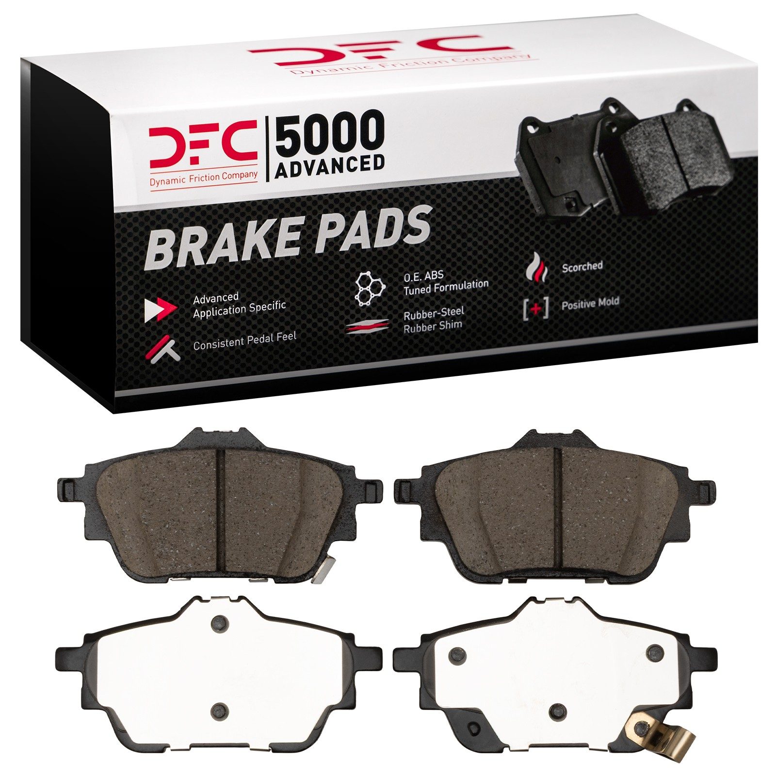 Dynamic Friction 5000 Advanced Brake Pads Without Hardware - 1551-2306-00 — image 2