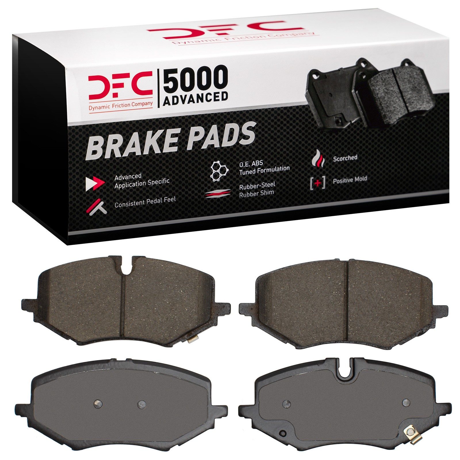 DFC Front 5000 Advanced Ceramic Brake Pads (4 Pads) — image 3