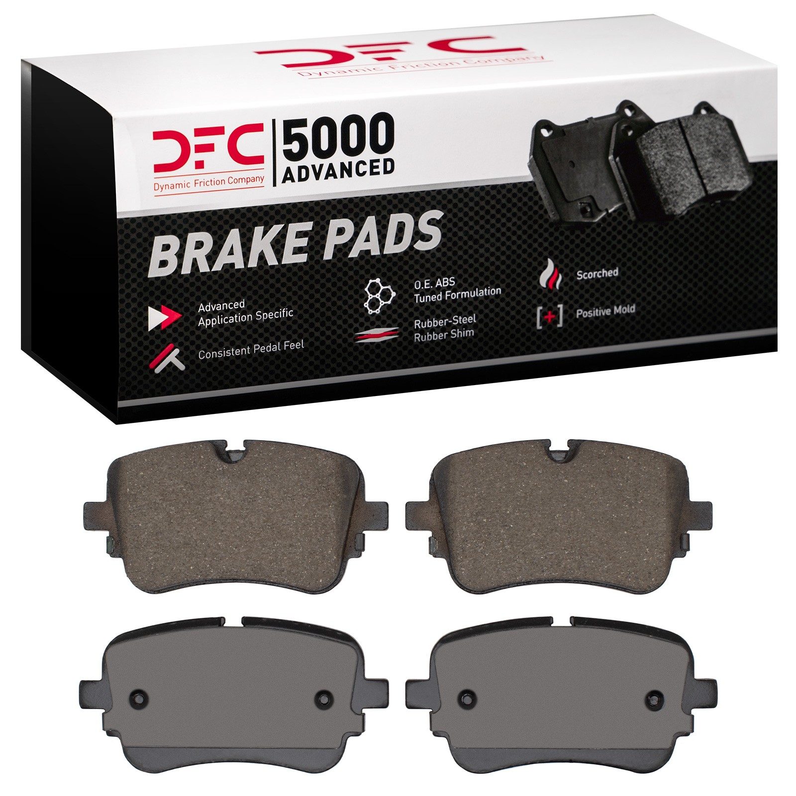 DFC Rear 5000 Advanced Ceramic Brake Pads (4 Pads) — image 3