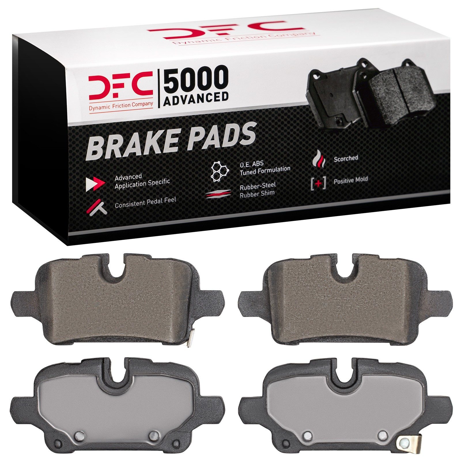 DFC Rear 5000 Advanced Ceramic Brake Pads (4 Pads) — image 3