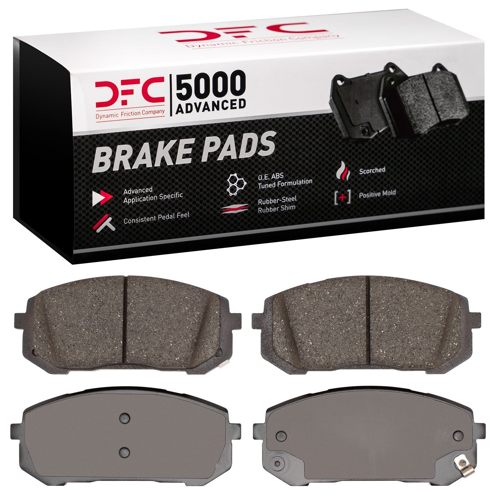 DFC Front 5000 Advanced Ceramic Brake Pads (4 Pads) — image 3