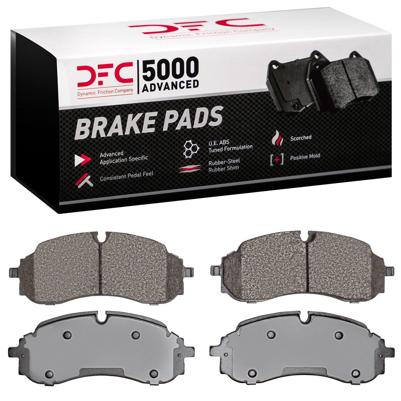 DFC Front 5000 Advanced Semi-Metallic Brake Pads (4 Pads) — image 2
