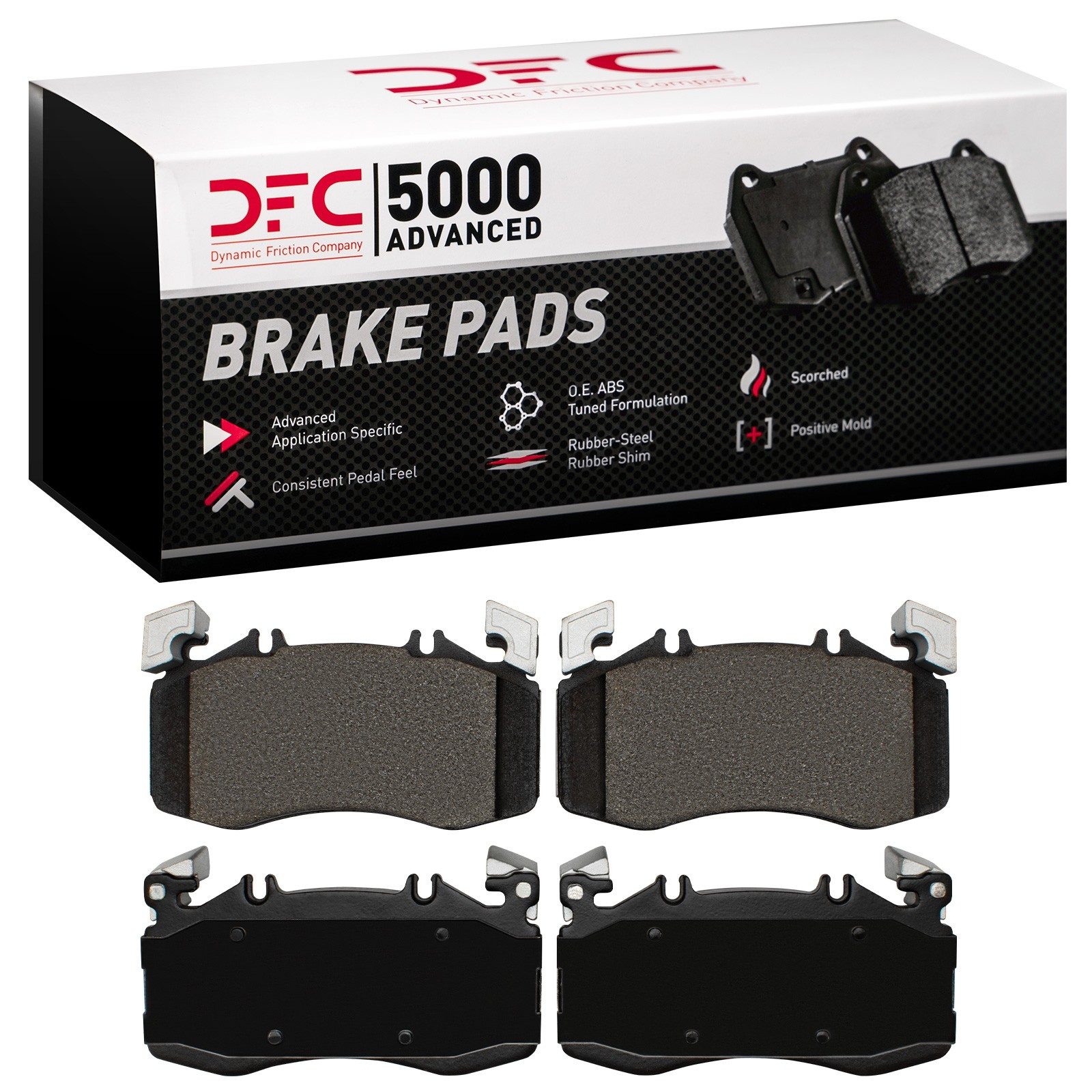 DFC 5000 Advanced Low-Metallic Brake Pads (4 Pads) — image 3