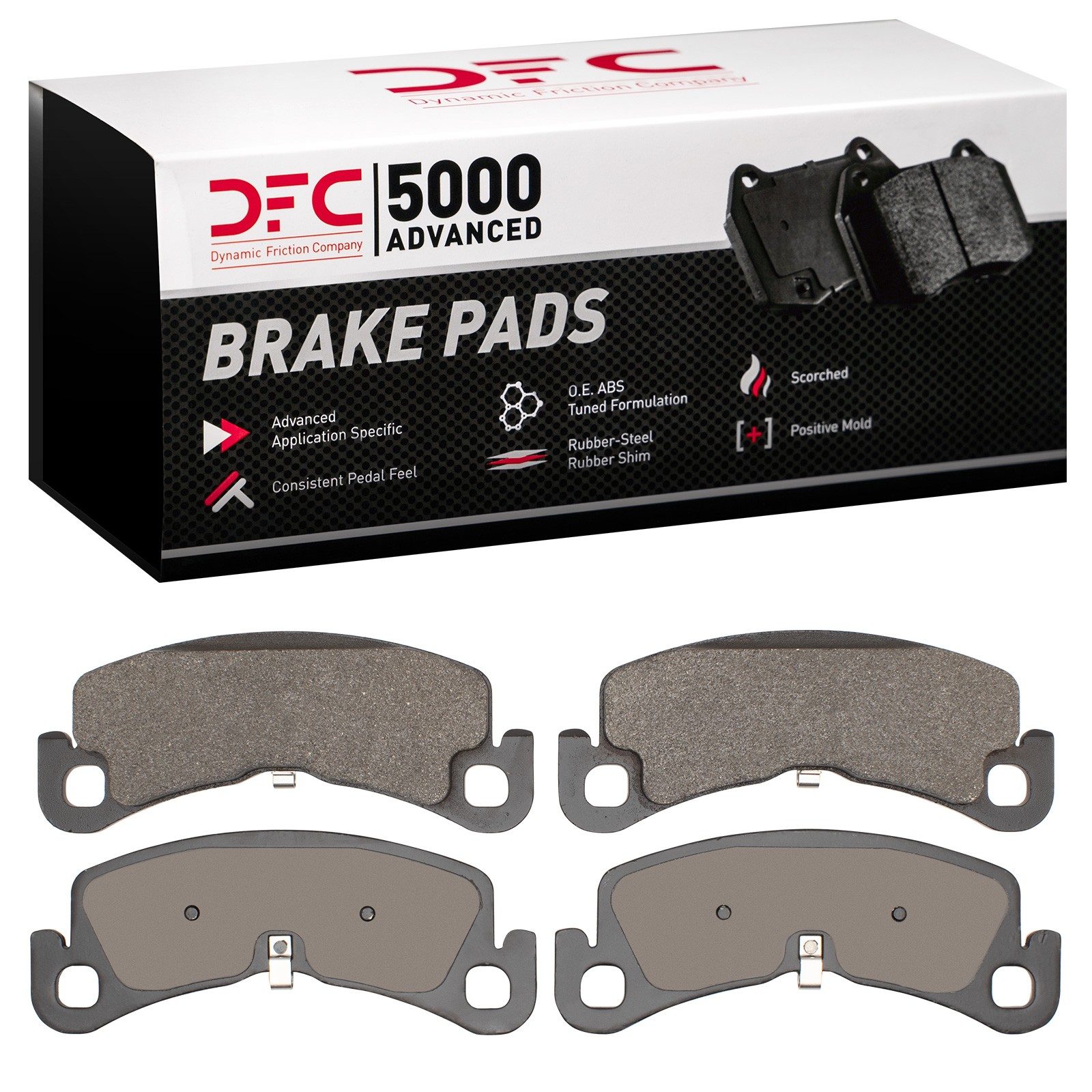 DFC 5000 Advanced Low-Metallic Brake Pads (4 Pads) — image 2