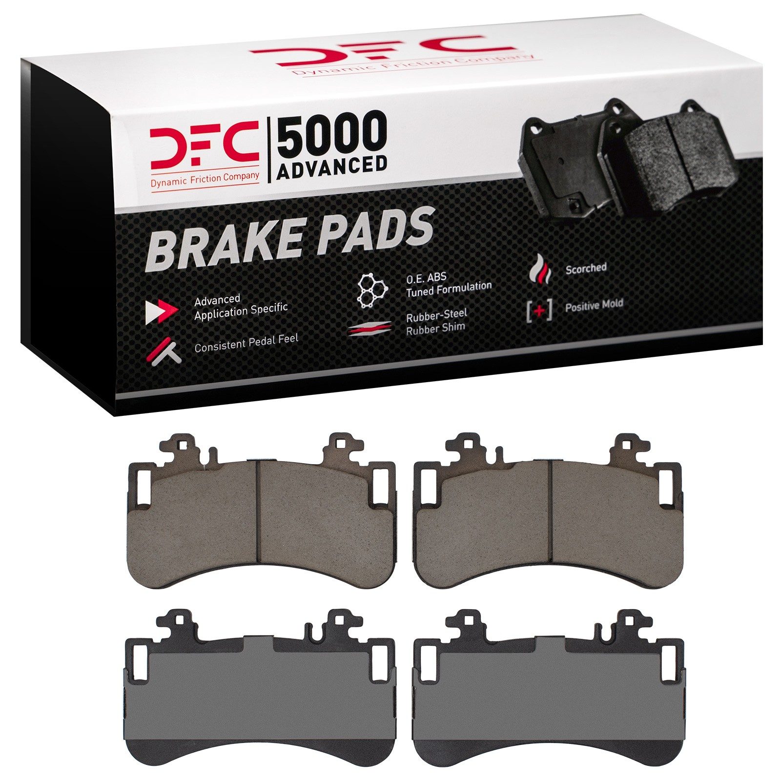 Dynamic Friction 5000 Advanced Brake Pads Without Hardware - 1551-2453-00 — image 3