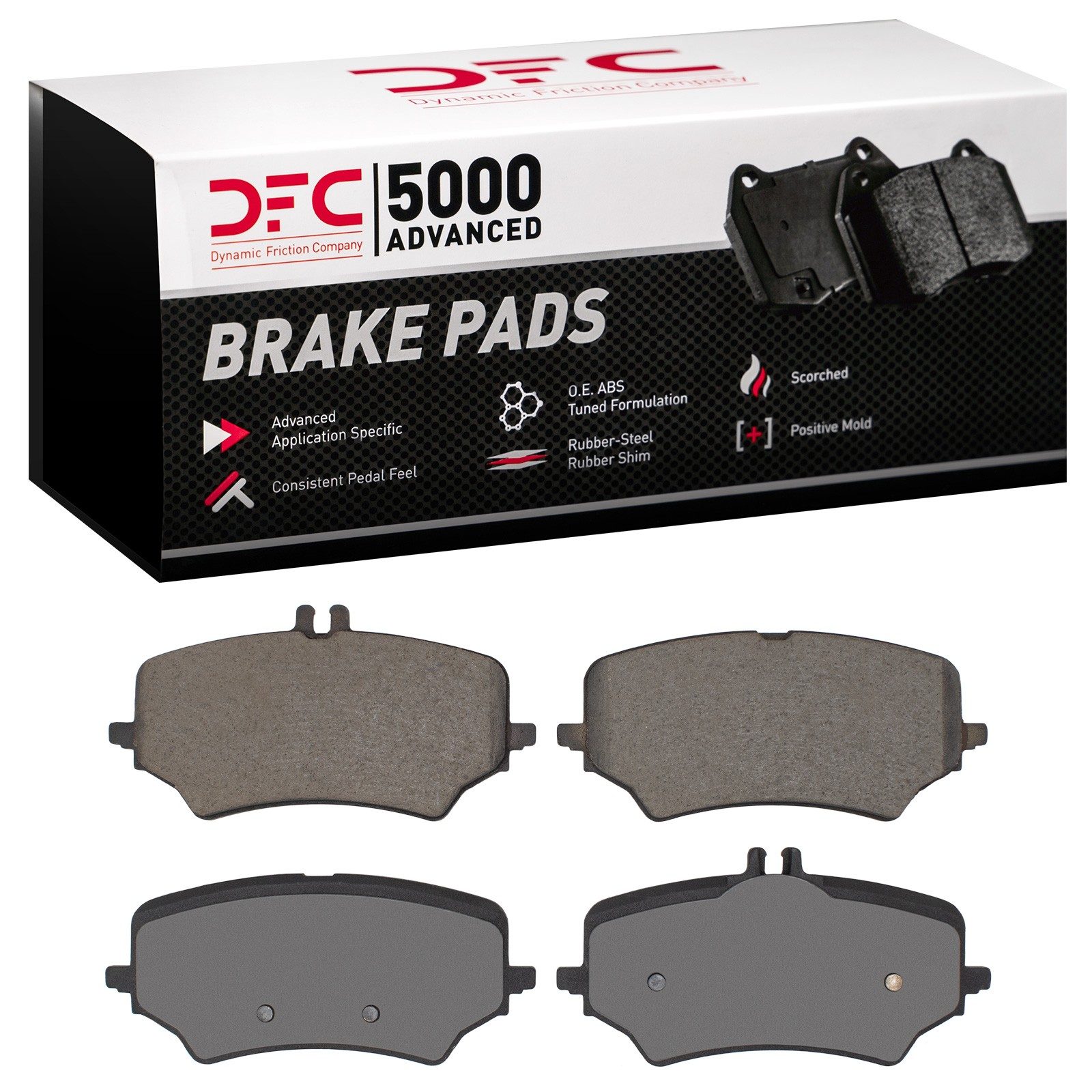 DFC 5000 Advanced Ceramic Brake Pads (4 Pads) — image 2