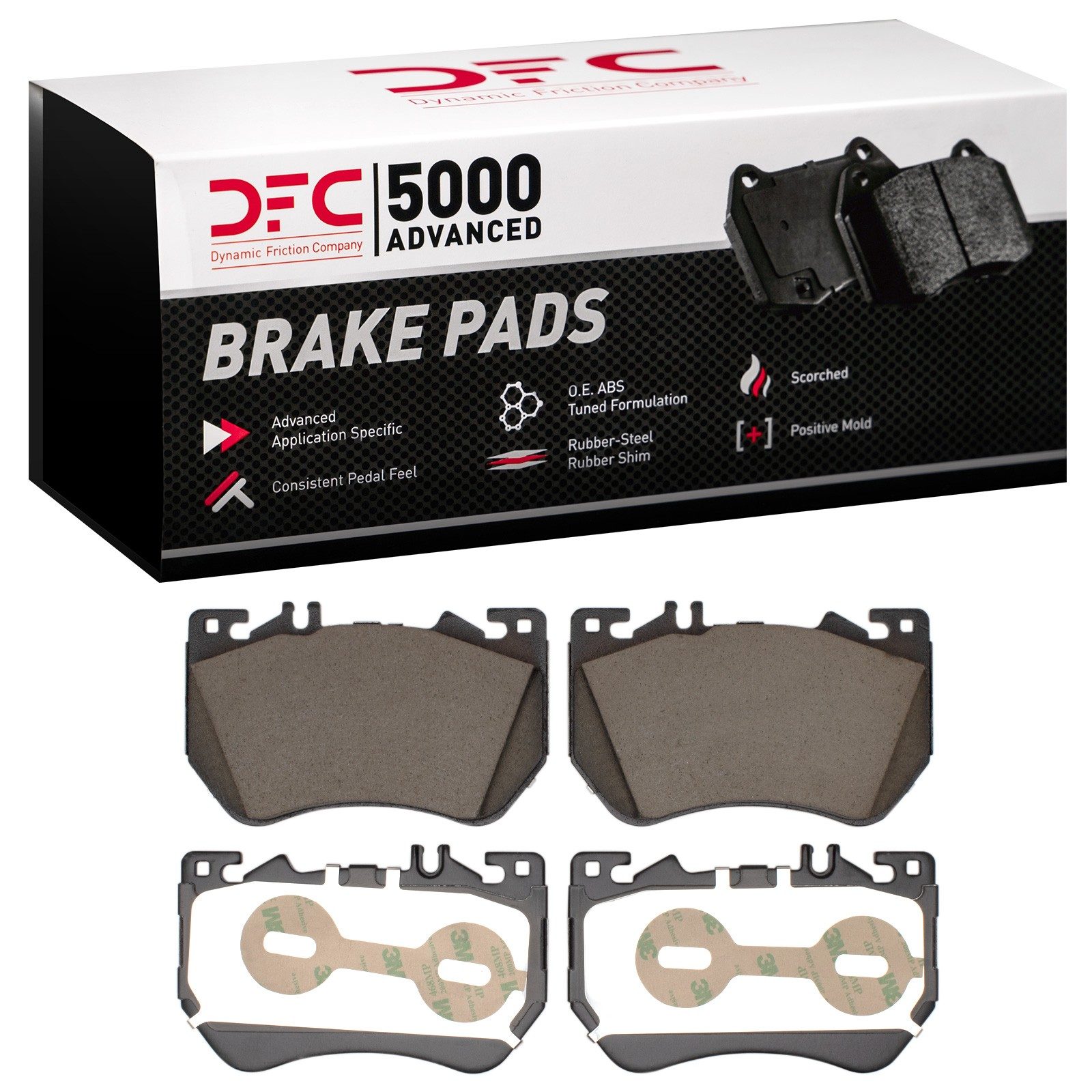 DFC 5000 Advanced Ceramic Brake Pads (4 Pads) — image 2