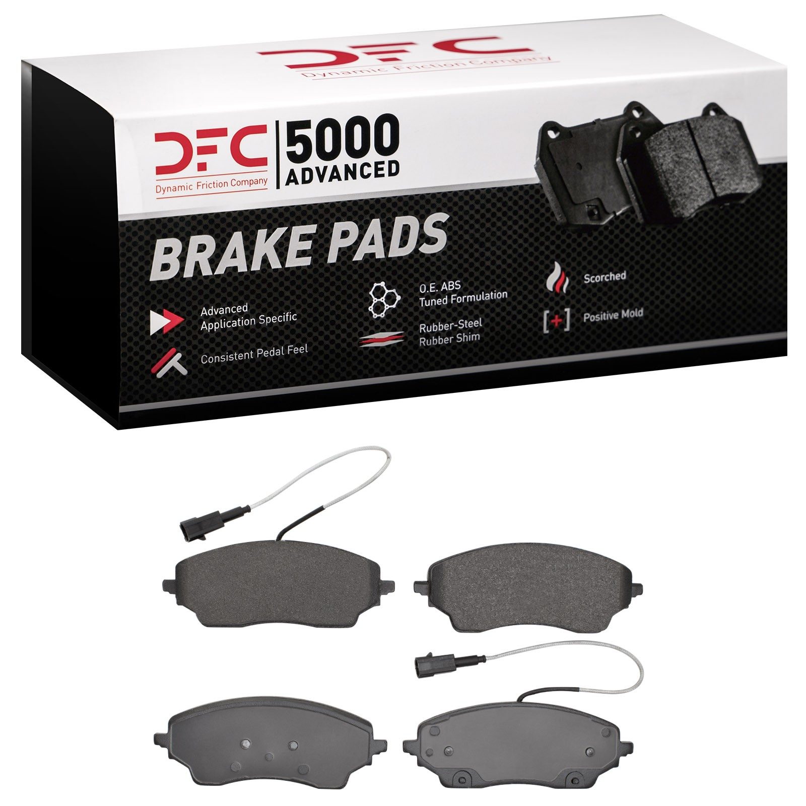 Dynamic Friction 5000 Advanced Brake Pads Without Hardware - 1551-2467-00 — image 2